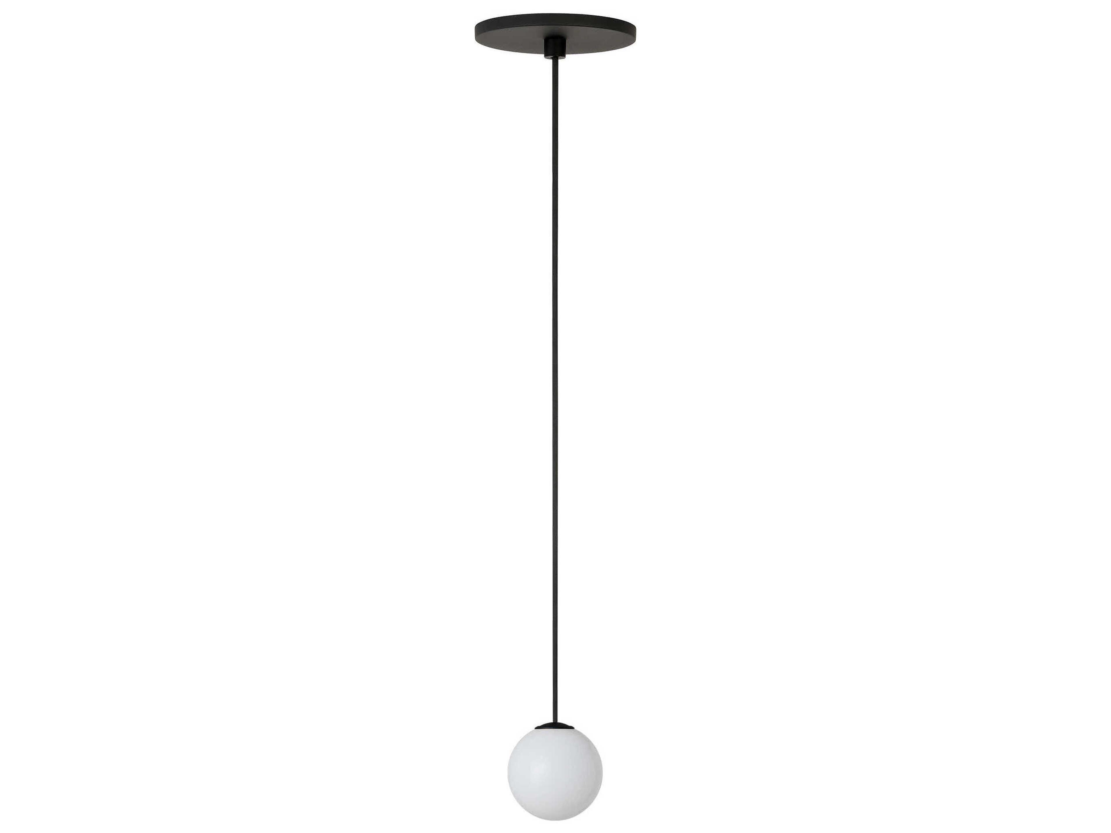 Visual Comfort Modern Orbet 1-Light Nightshade Black Globe Mini Pendant