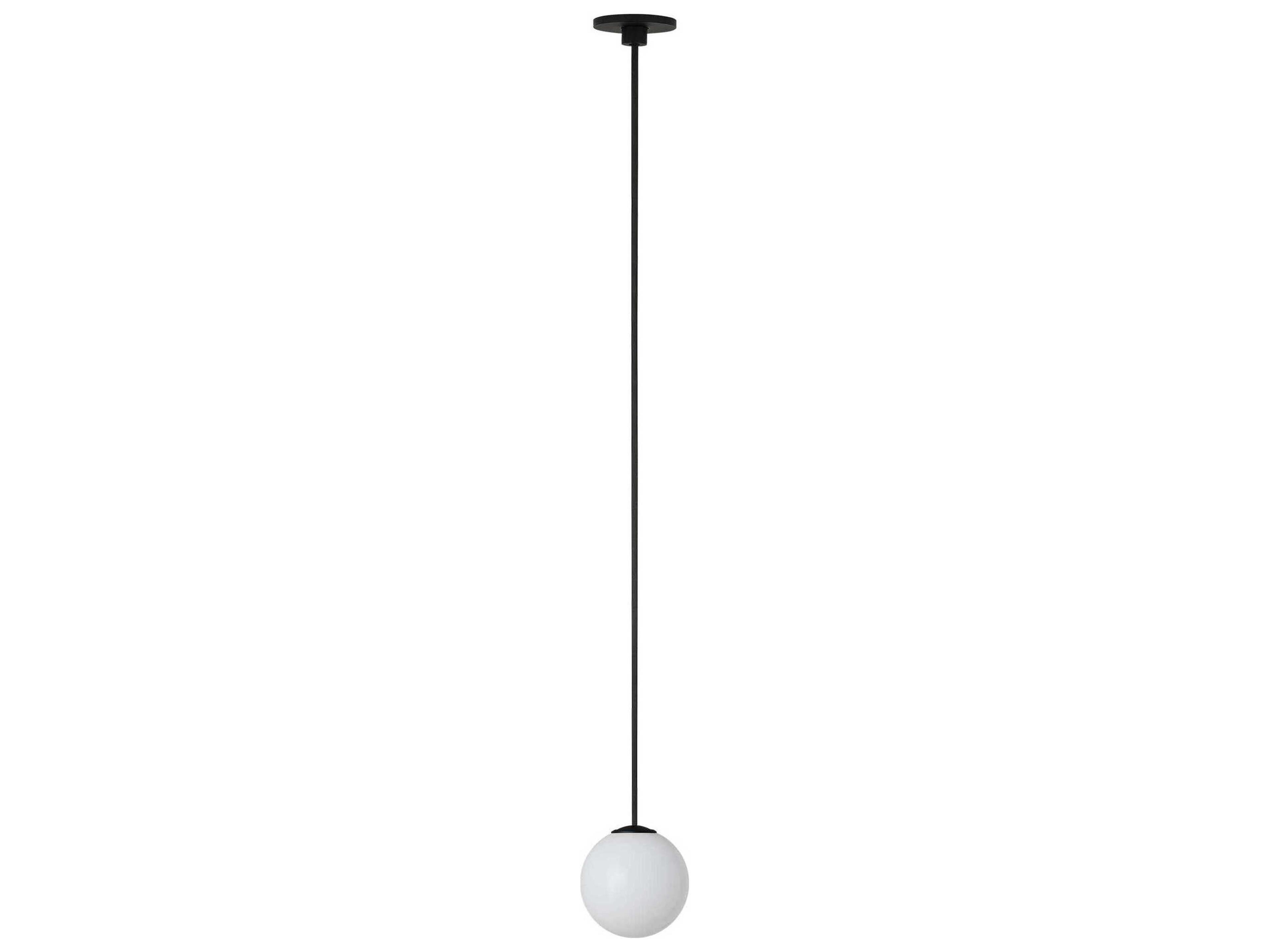 Visual Comfort Modern Orbet 1-Light Nightshade Black Globe Mini Pendant