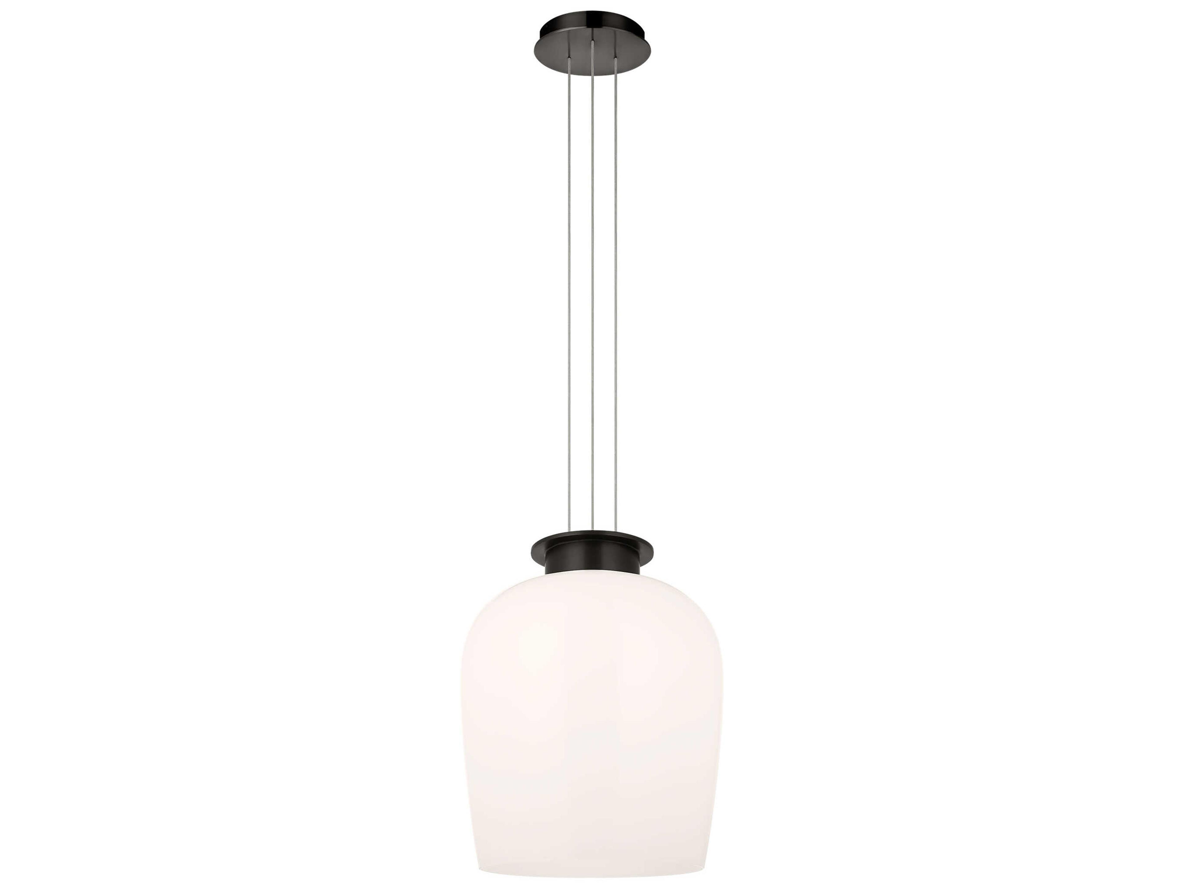 Visual Comfort Modern Vetro 1-Light Bronze Pendant