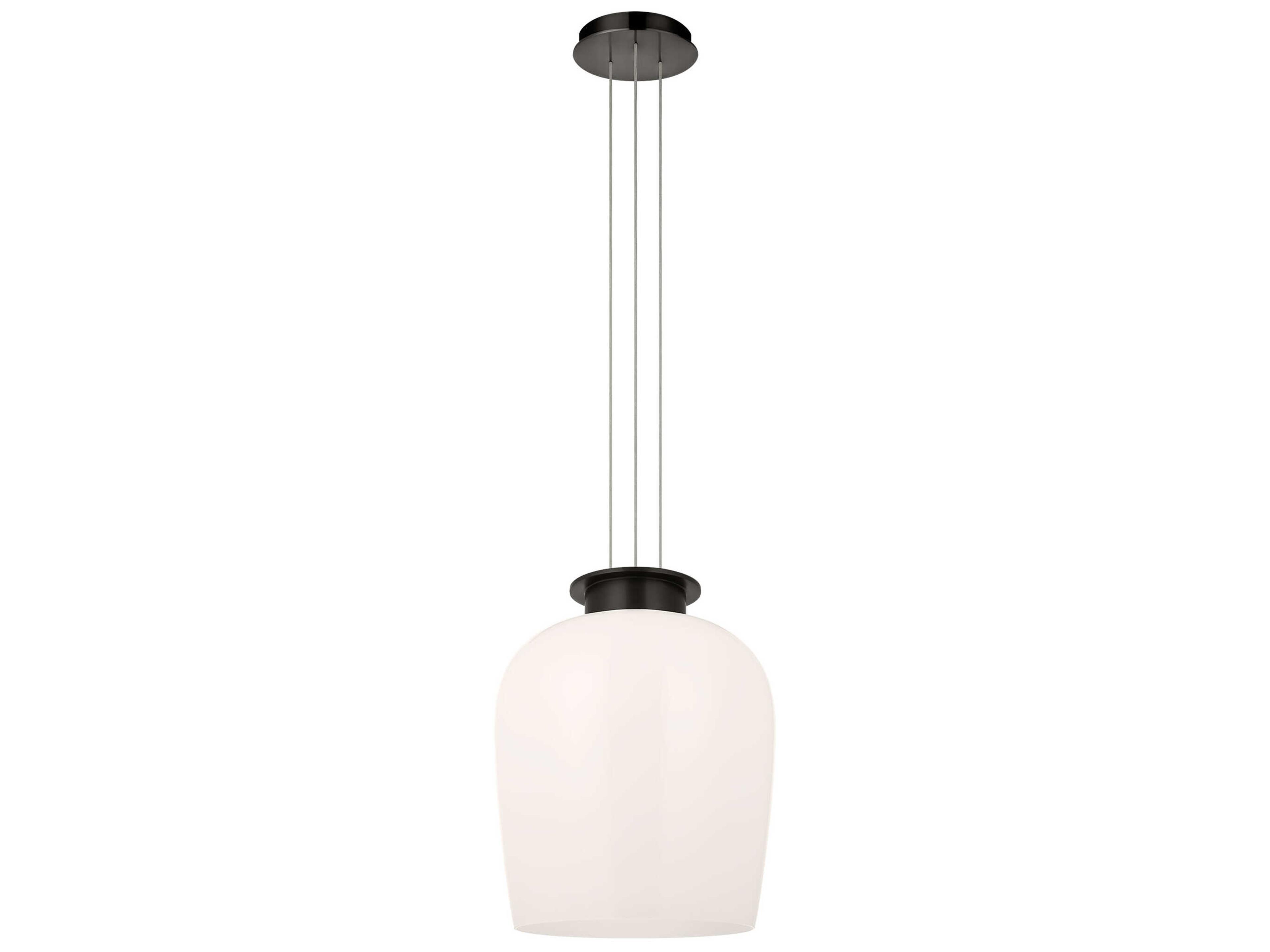Visual Comfort Modern Vetro 1-Light Bronze Pendant