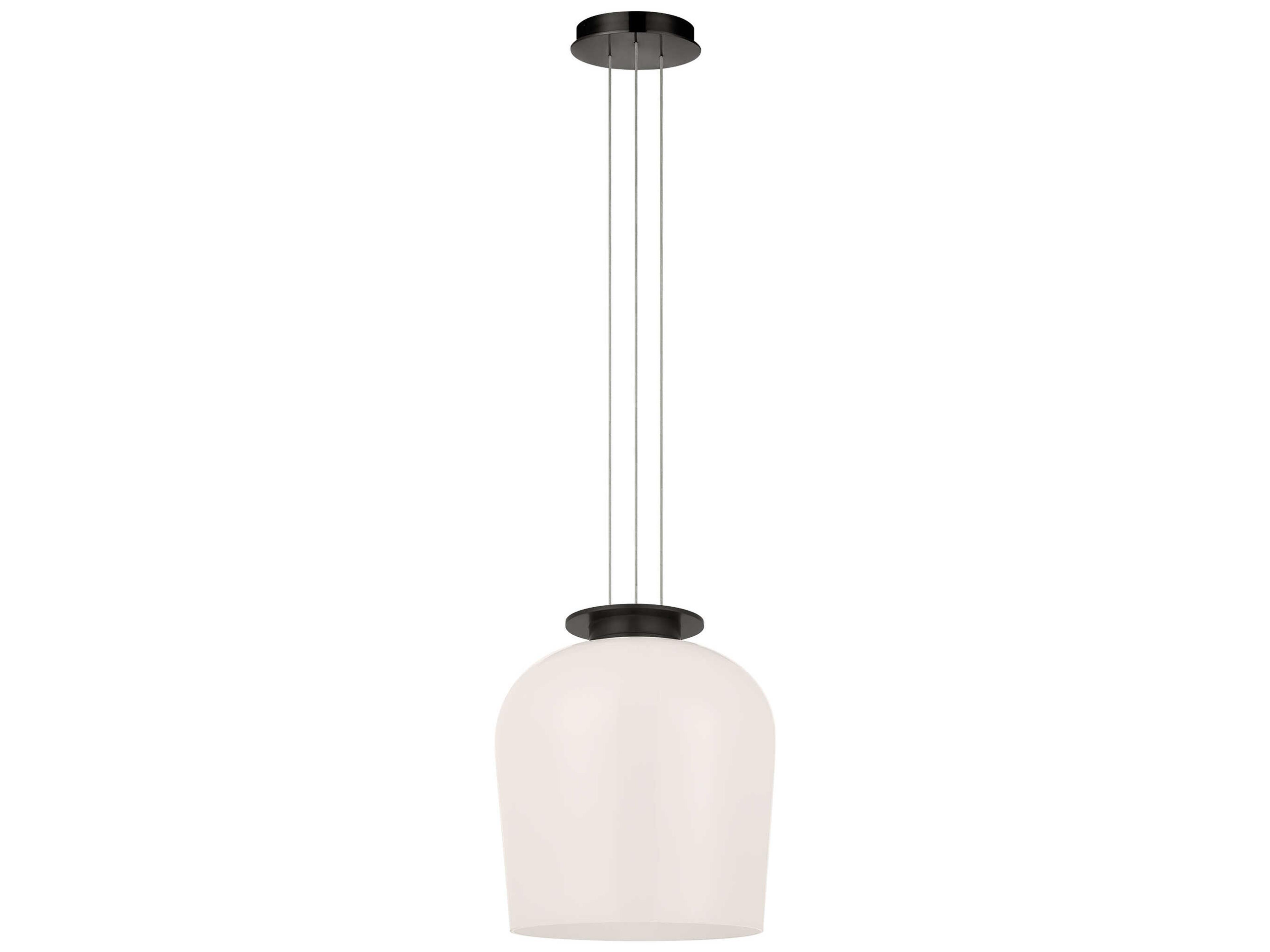 Visual Comfort Modern Vetro 1-Light Bronze Mini Pendant