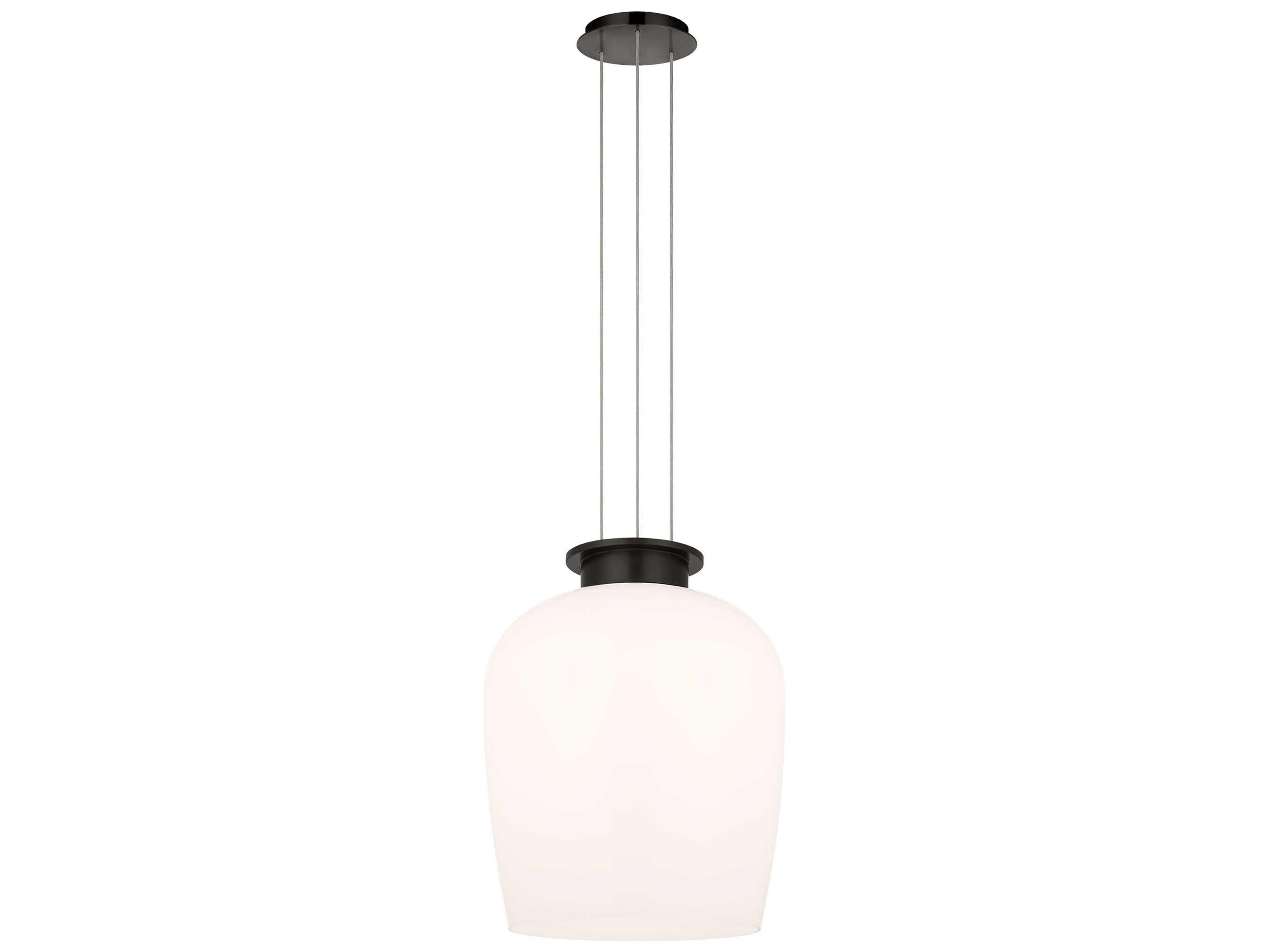 Visual Comfort Modern Vetro 1-Light Bronze Pendant