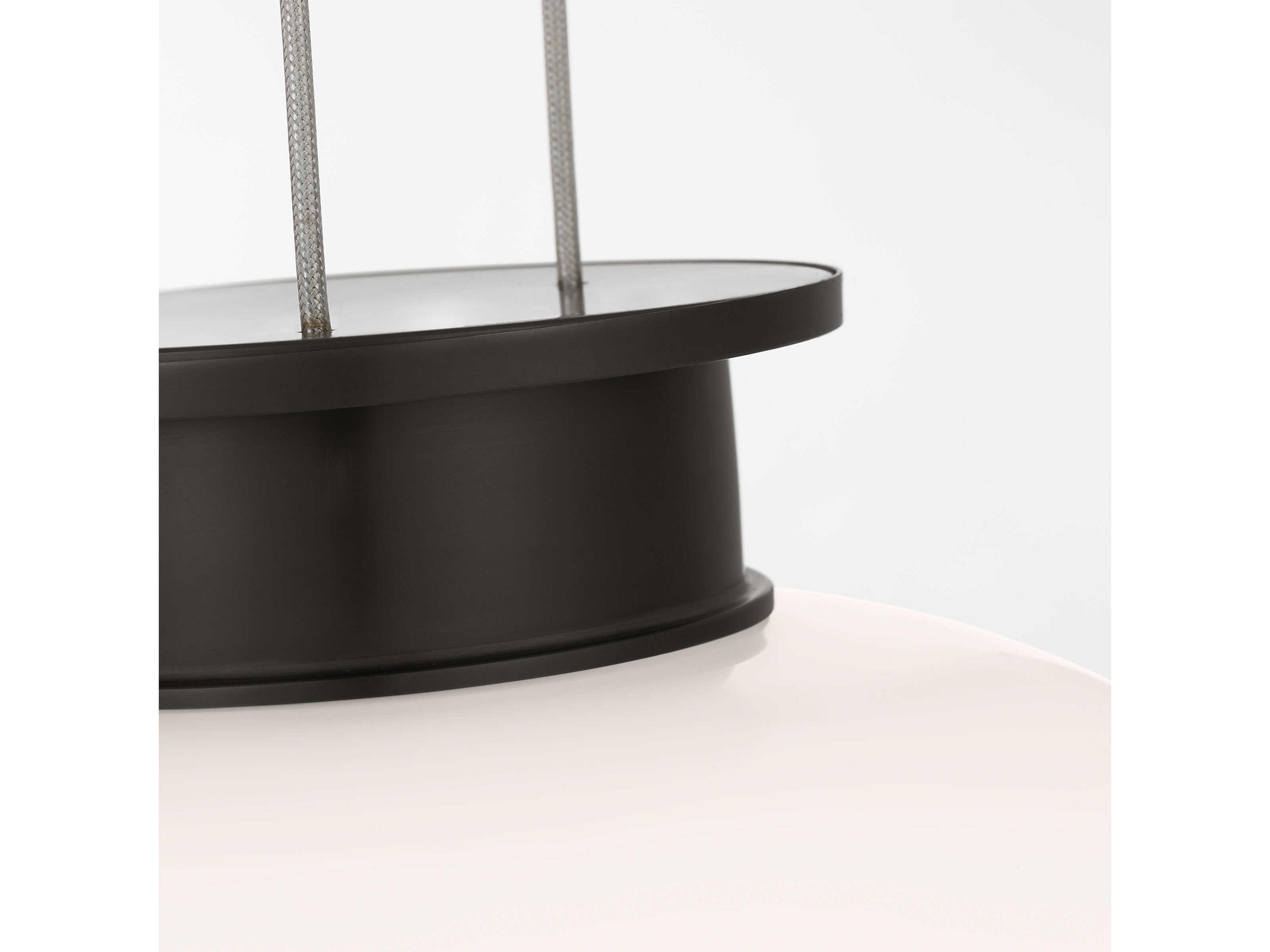 Visual Comfort Modern Vetro 1-Light Bronze Pendant