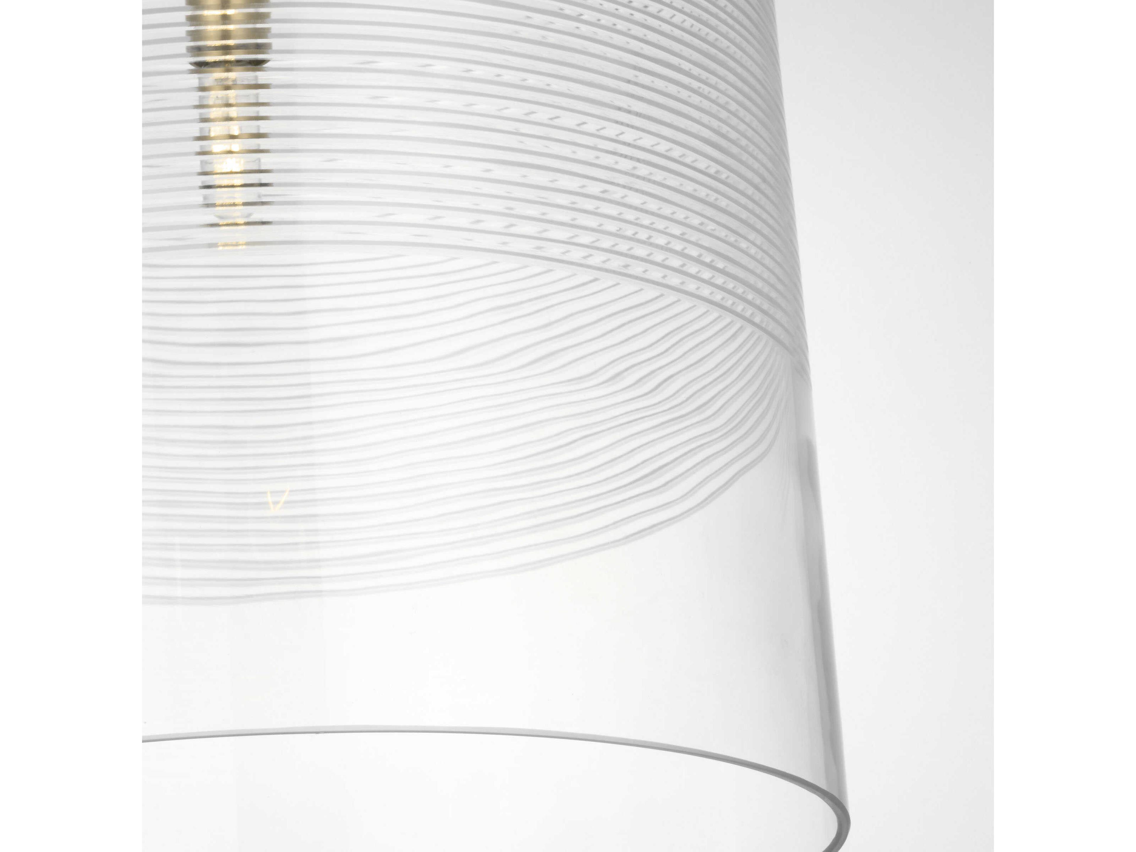 Visual Comfort Modern Leano 1-Light Brass Pendant