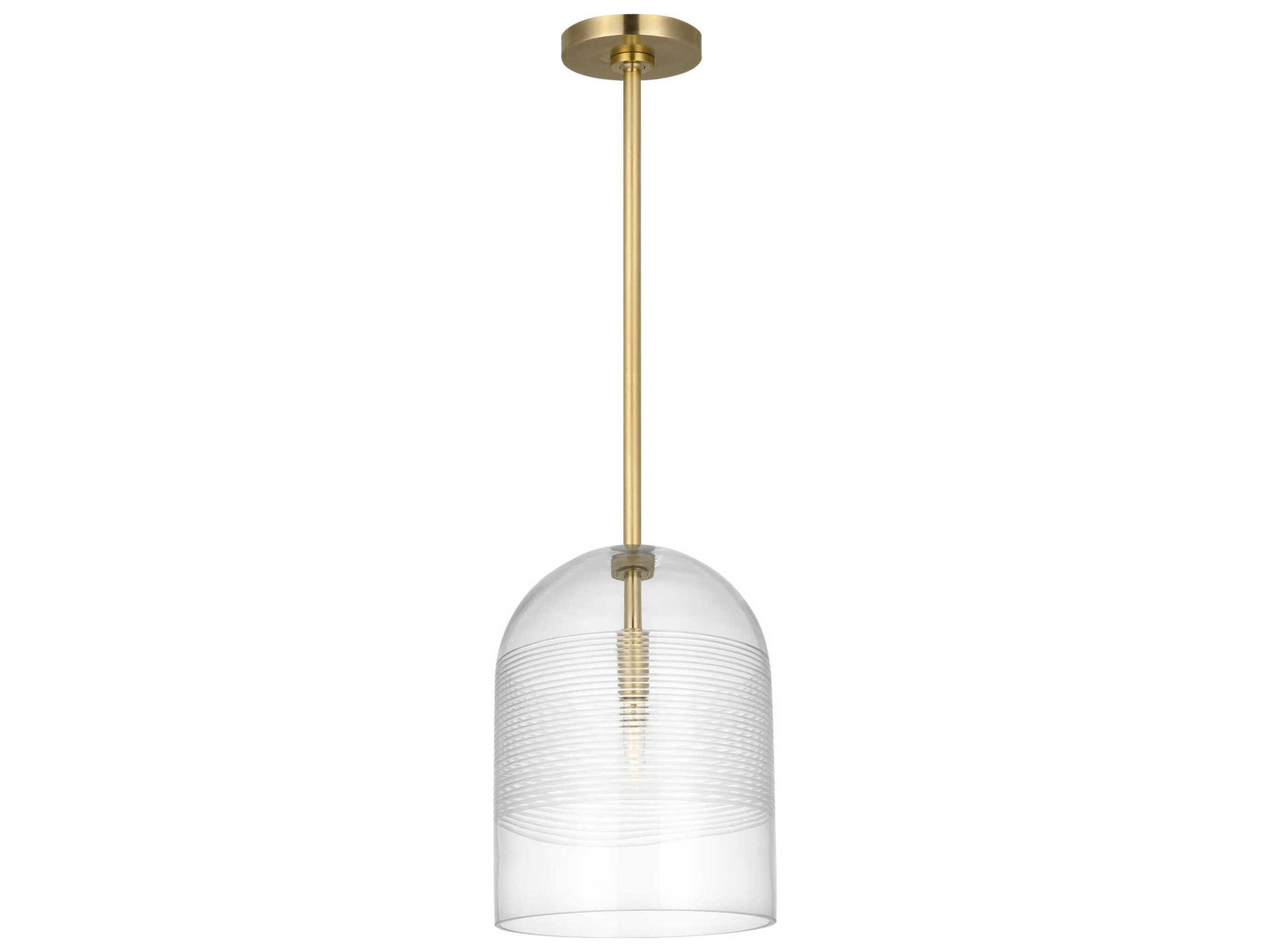 Leano 1-Light Brass Mini Pendant