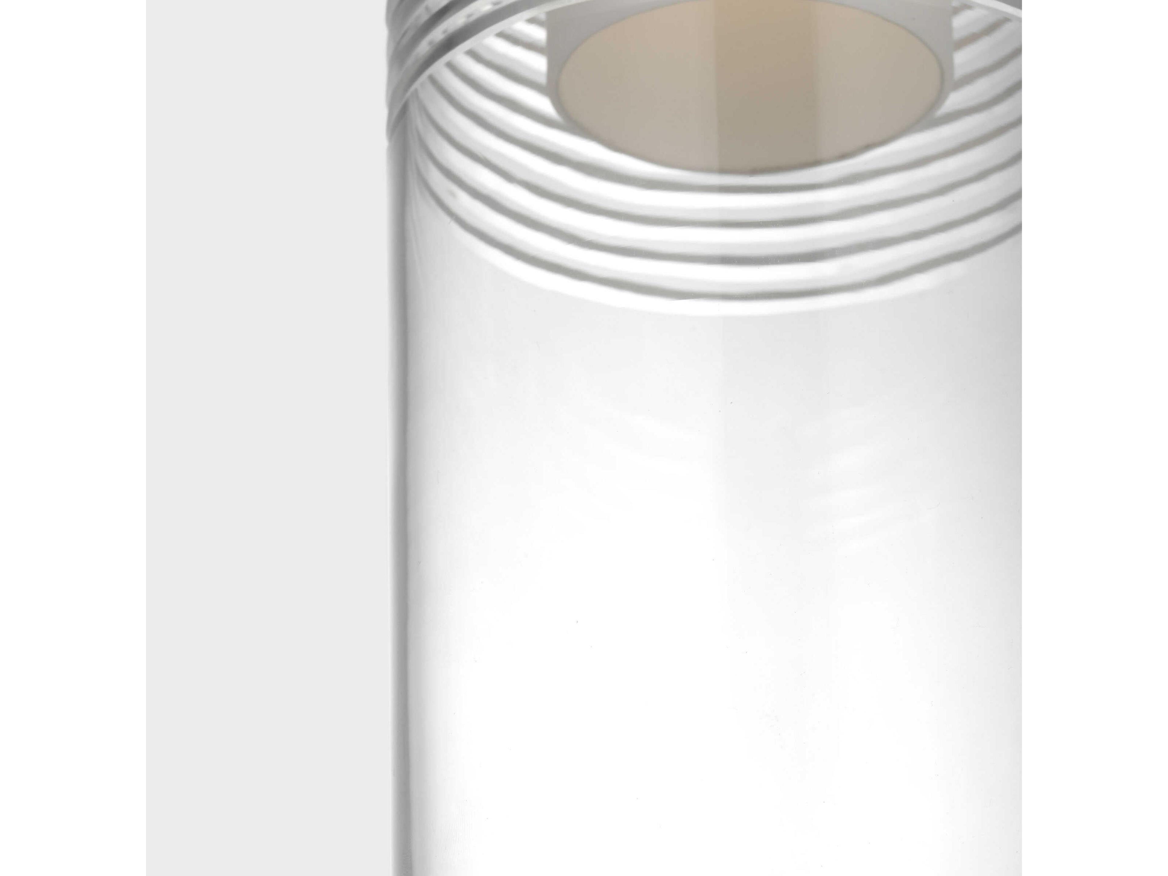 Visual Comfort Modern Leano 1-Light Brass Cylinder Mini Pendant