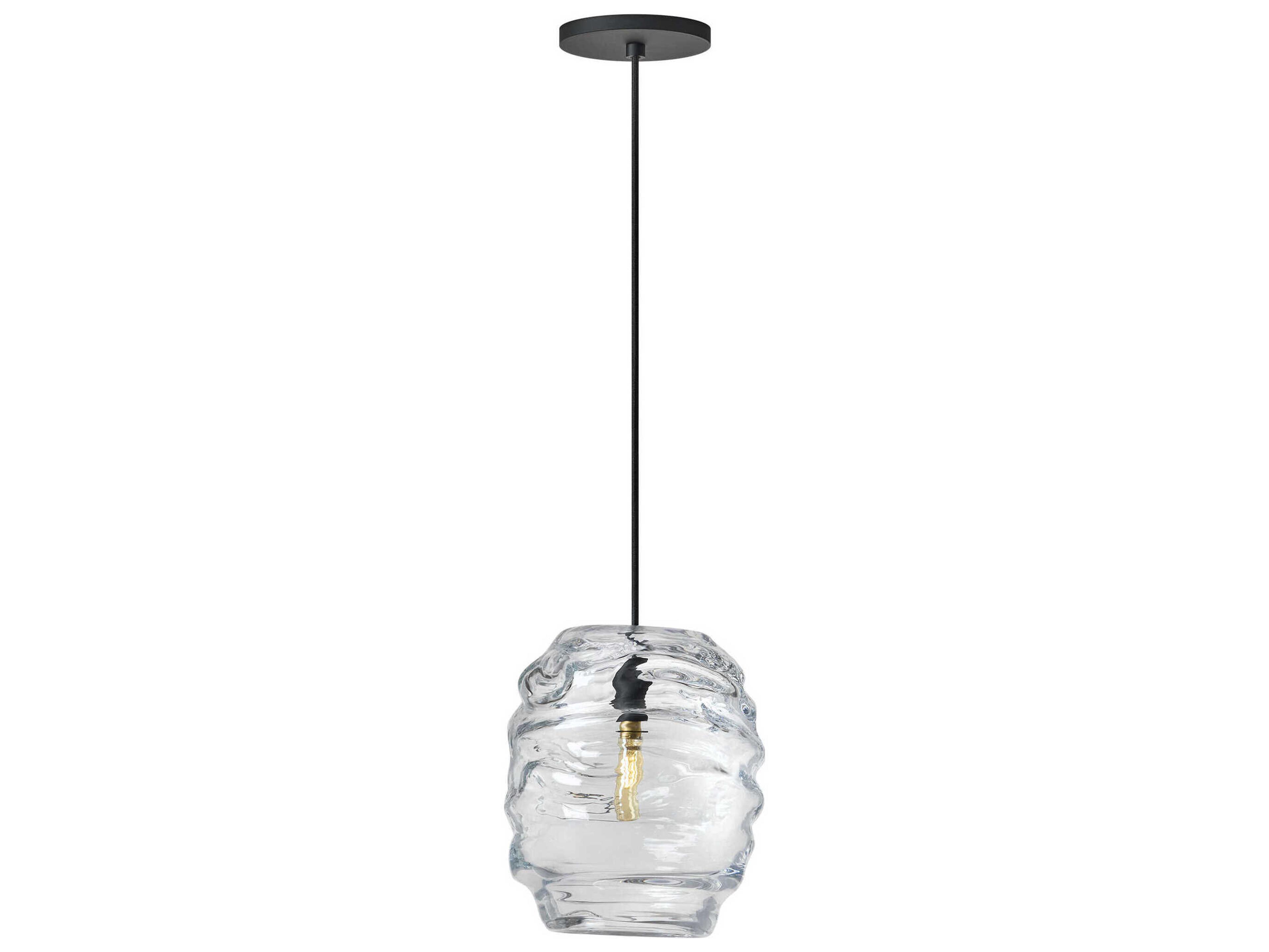 Audra 1-Light Nightshade Black Mini Pendant