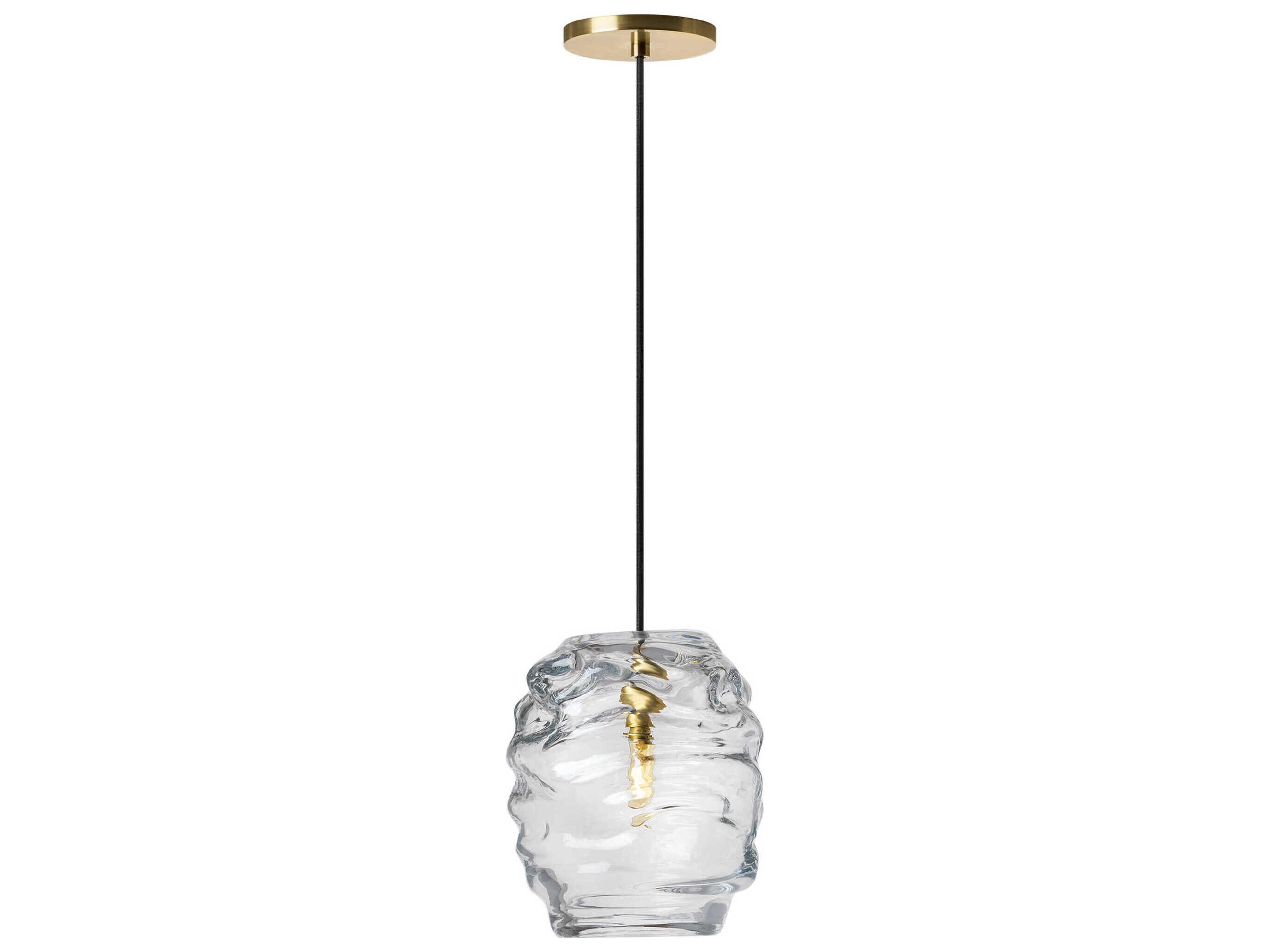 Audra 1-Light Brass Mini Pendant