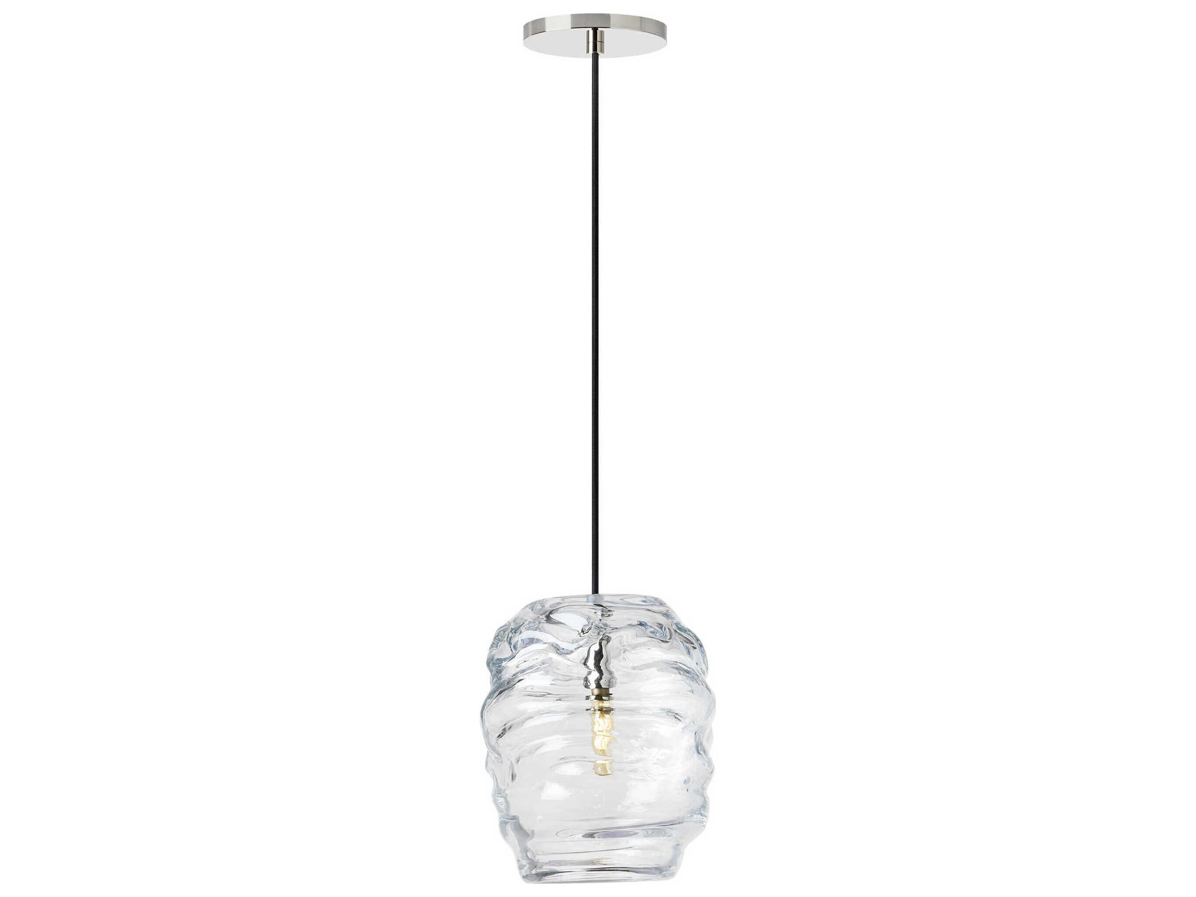 Audra 1-Light Polished Nickel Mini Pendant