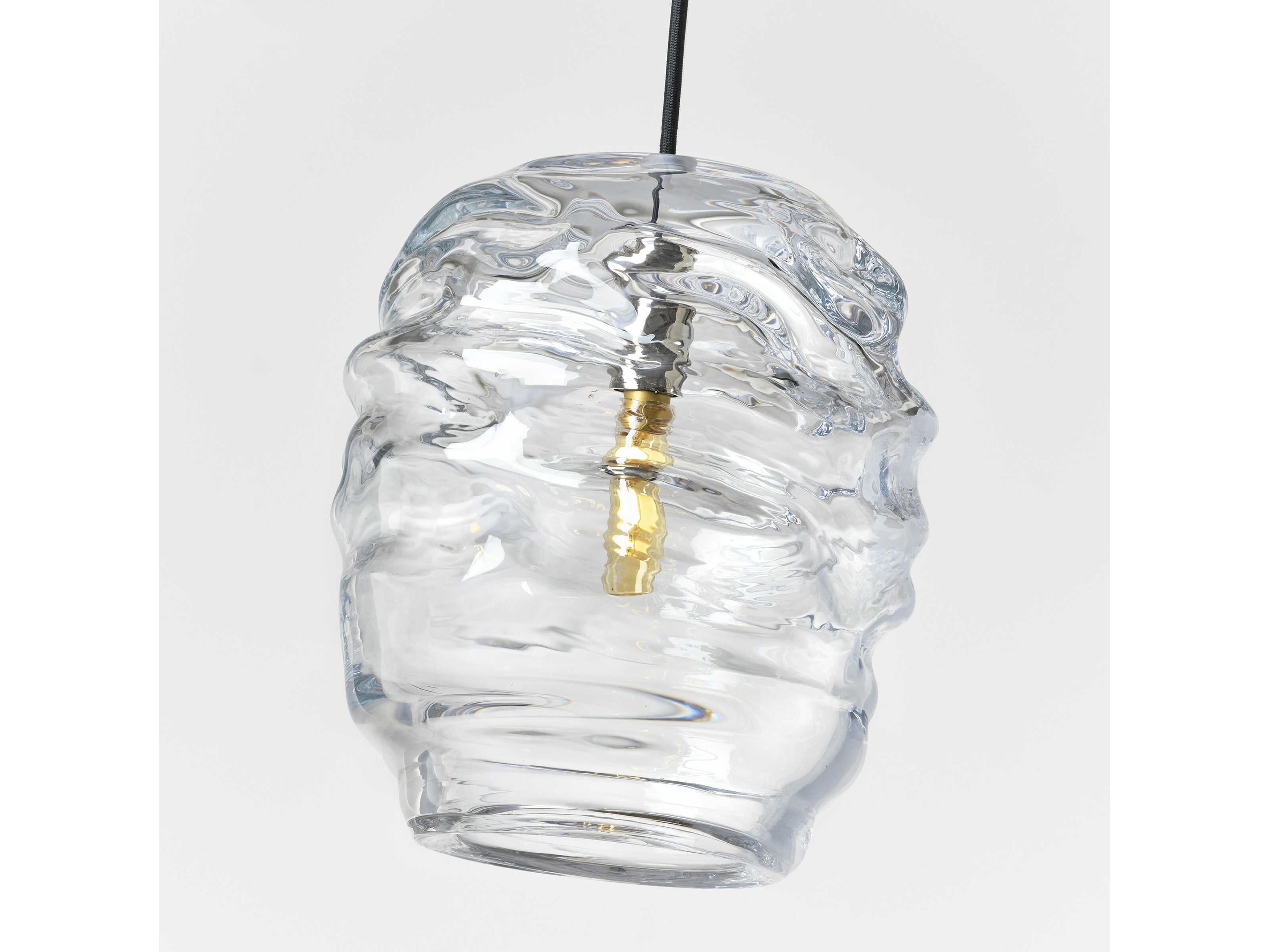 Visual Comfort Modern Audra 1-Light Polished Nickel Mini Pendant