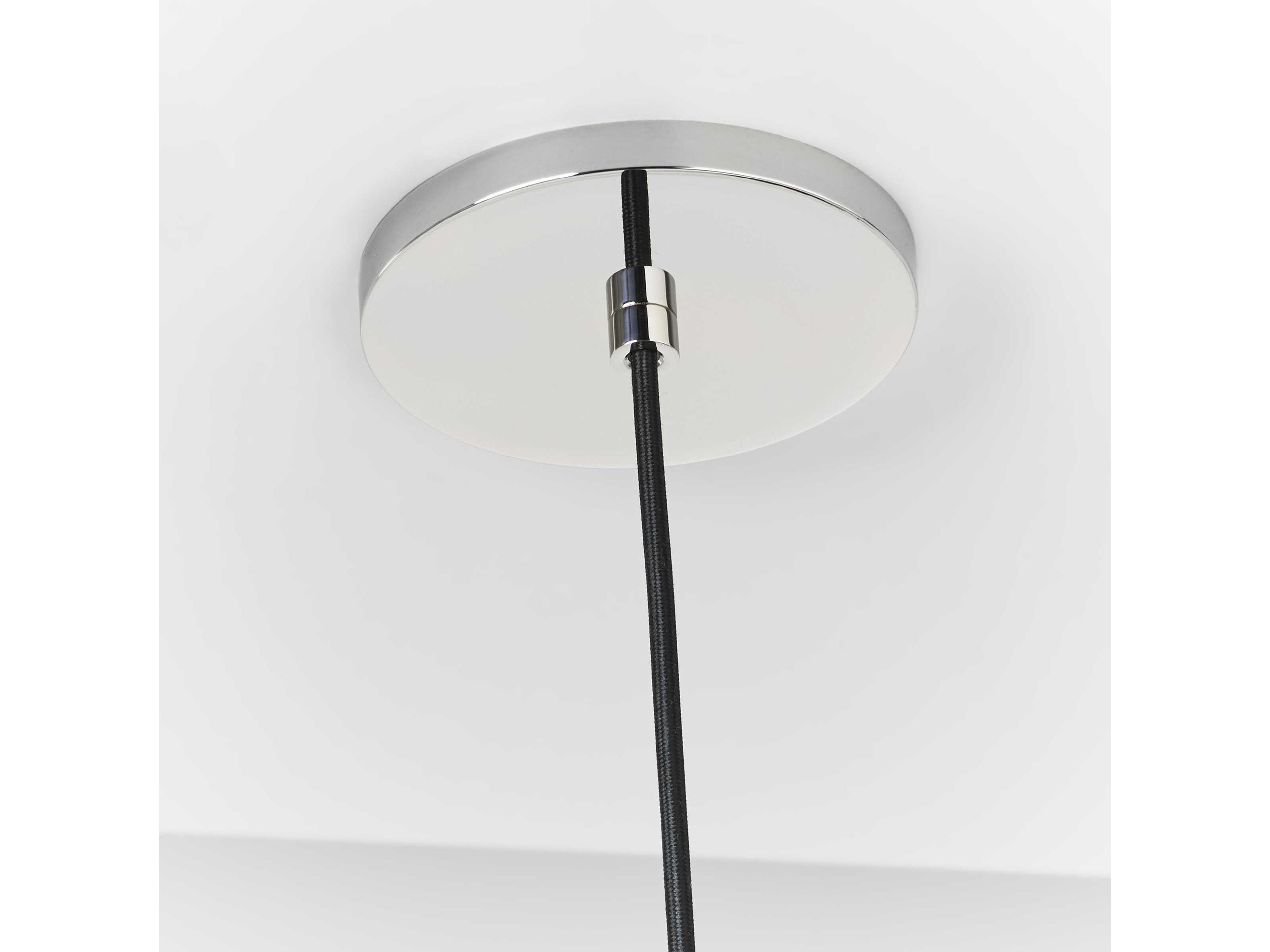 Visual Comfort Modern Audra 1-Light Polished Nickel Mini Pendant