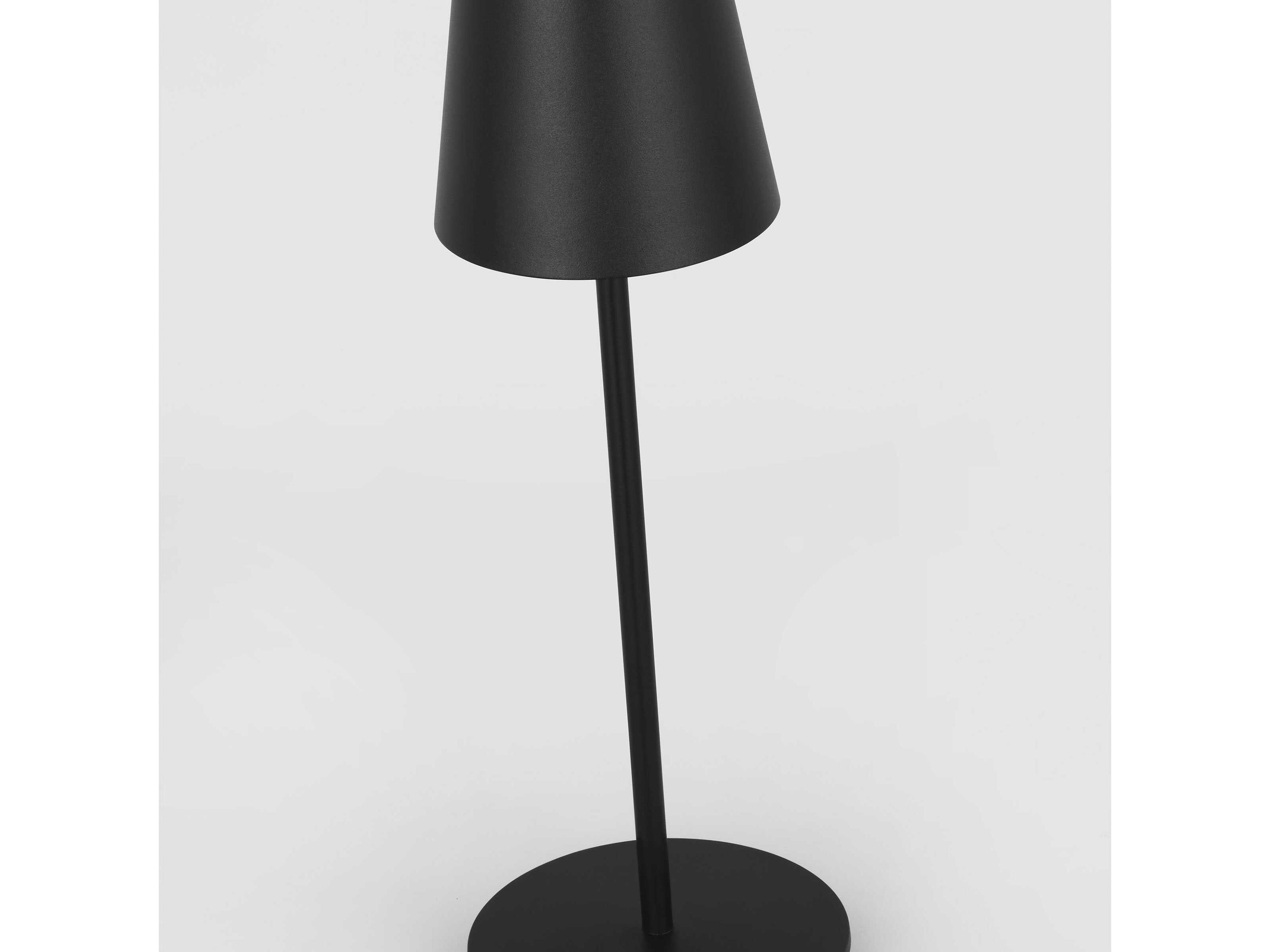Visual Comfort Modern Nevis Black Table Lamp