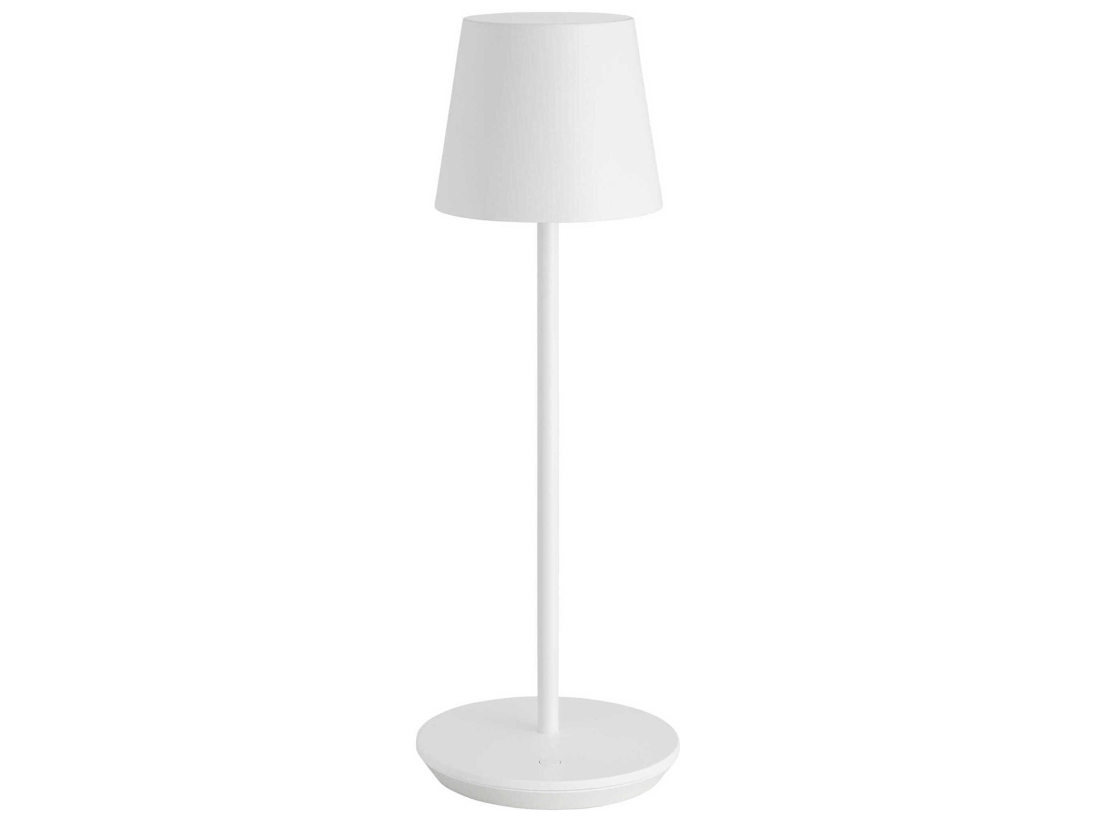 Nevis Matte White Table Lamp