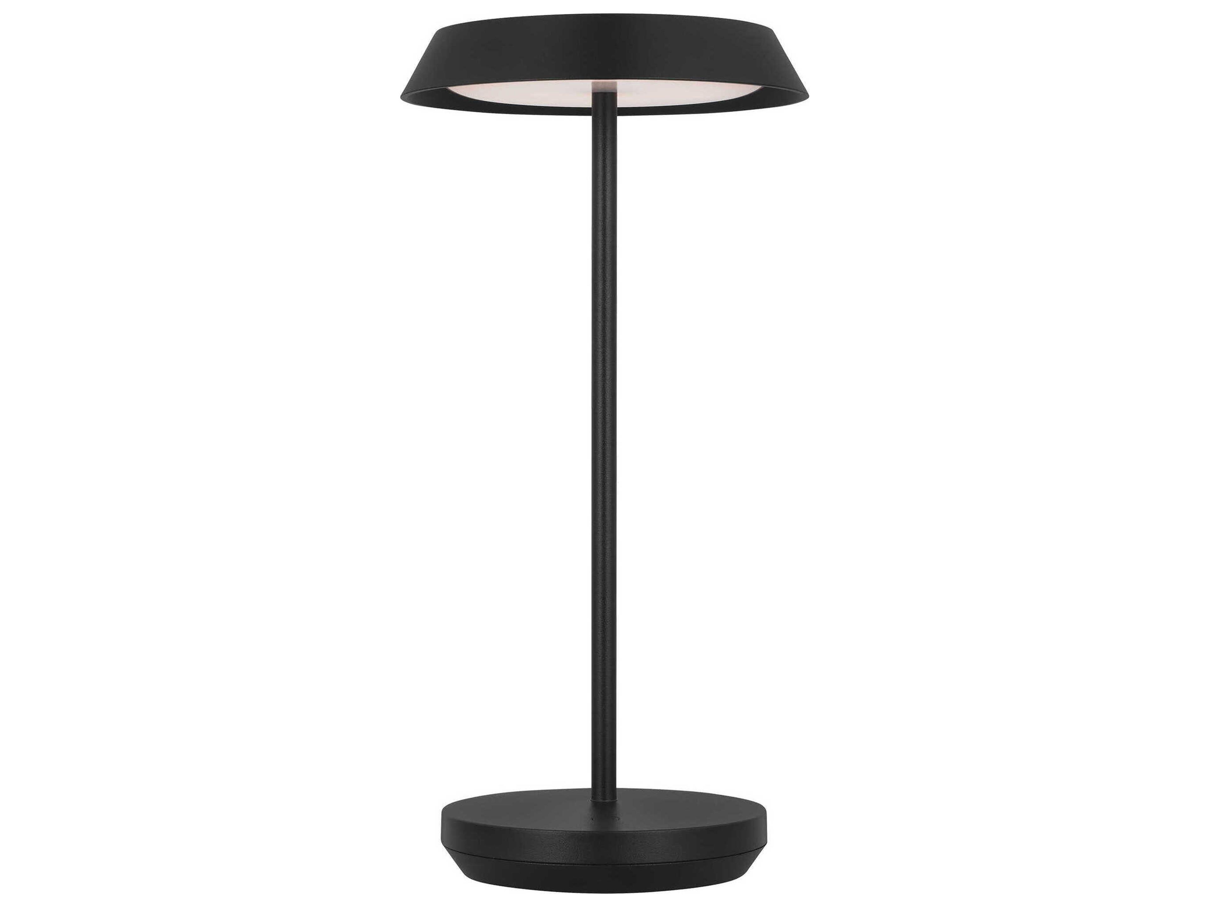 Visual Comfort Modern Tepa Black Table Lamp