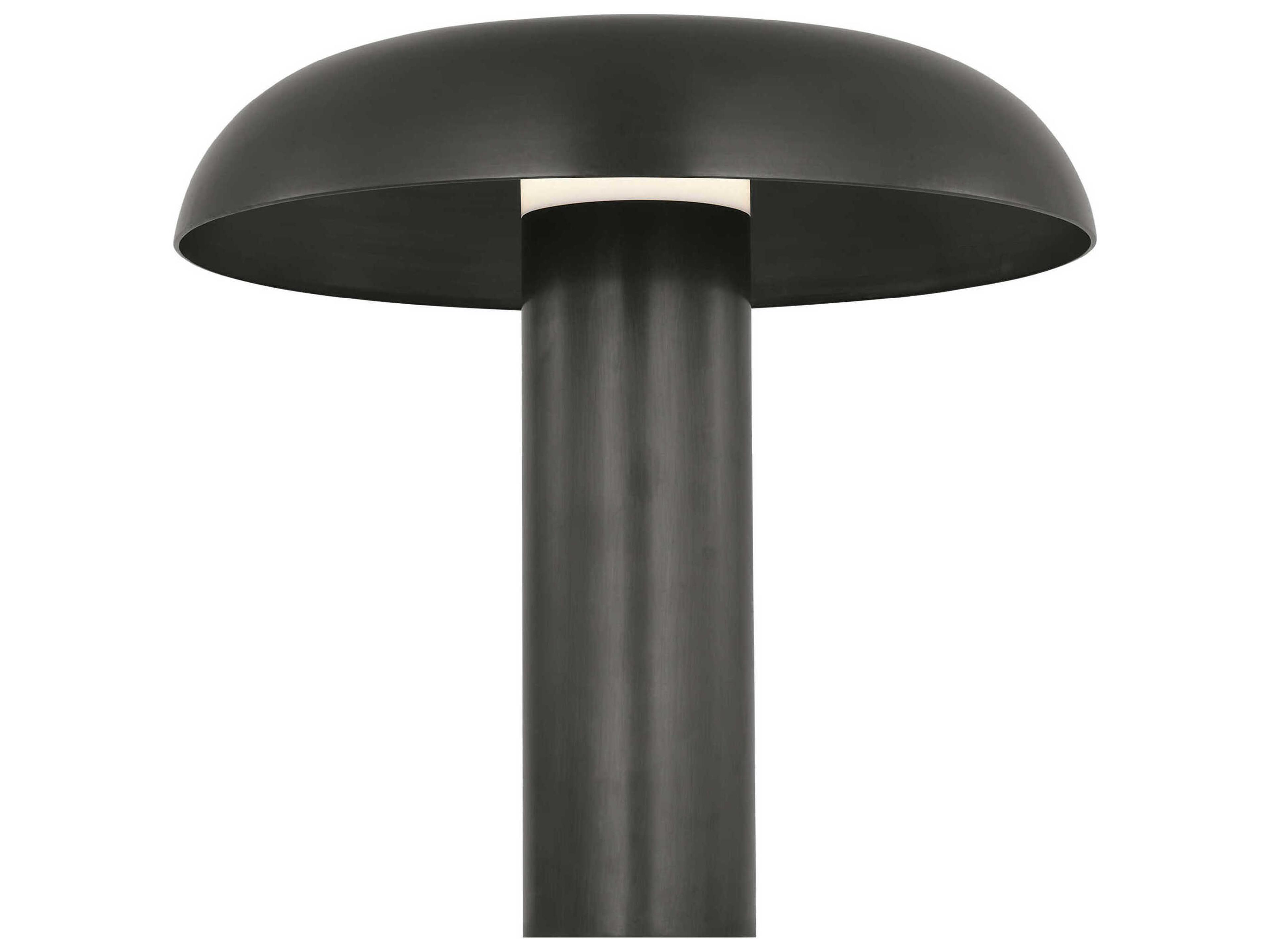 Visual Comfort Modern Louver Dark Bronze Table Lamp