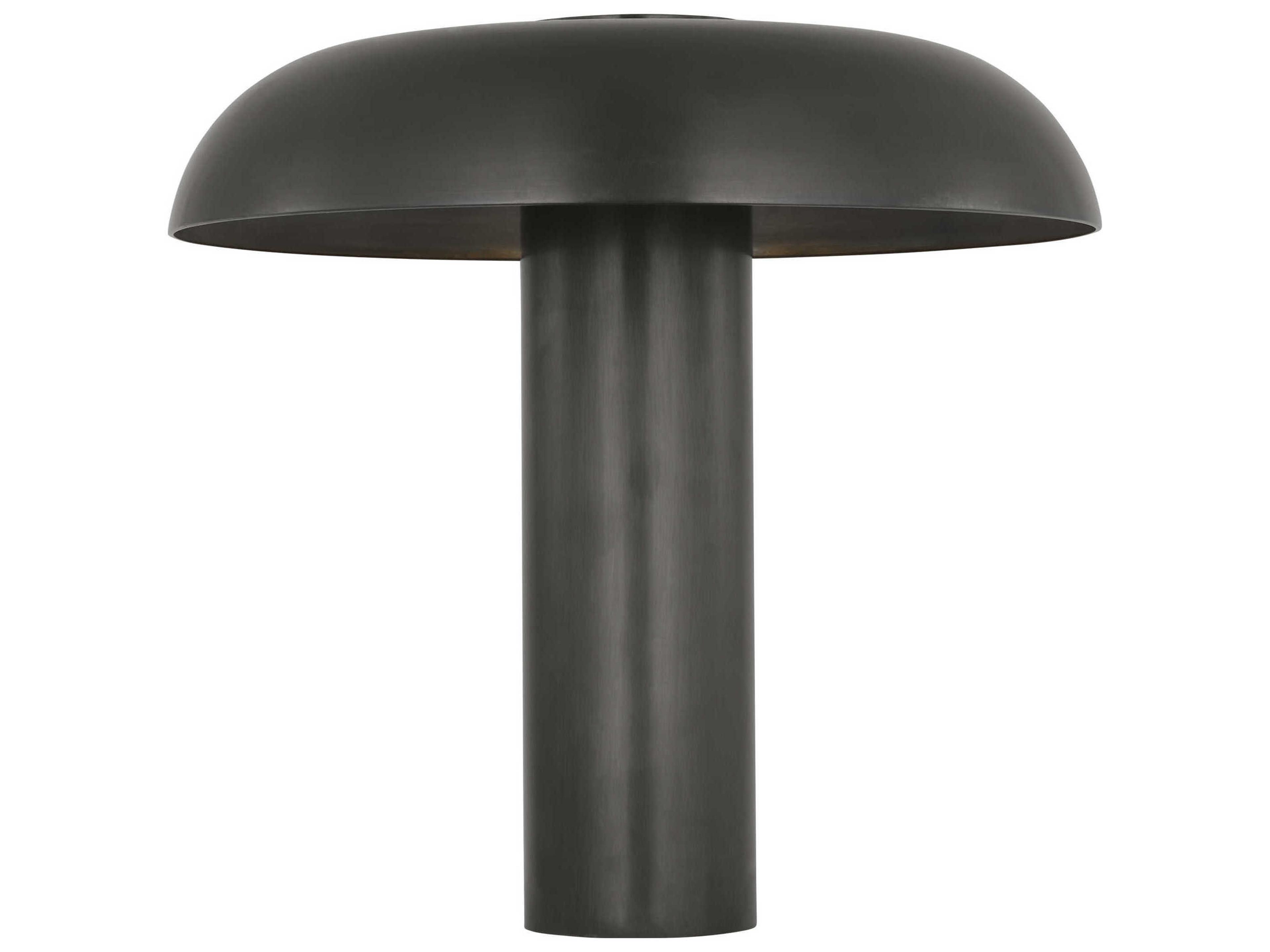 Visual Comfort Modern Louver Dark Bronze Table Lamp