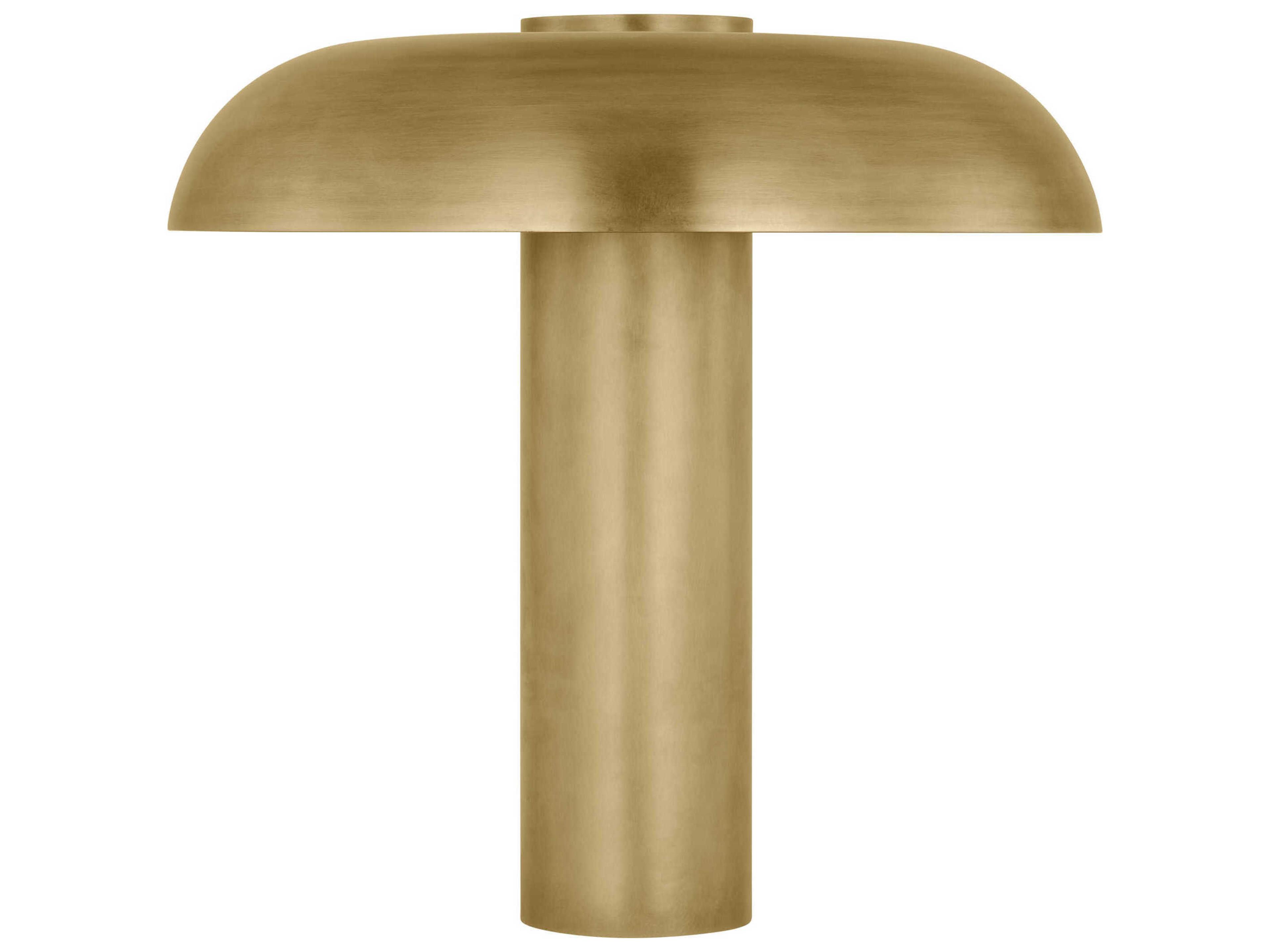 Louver Natural Brass Table Lamp