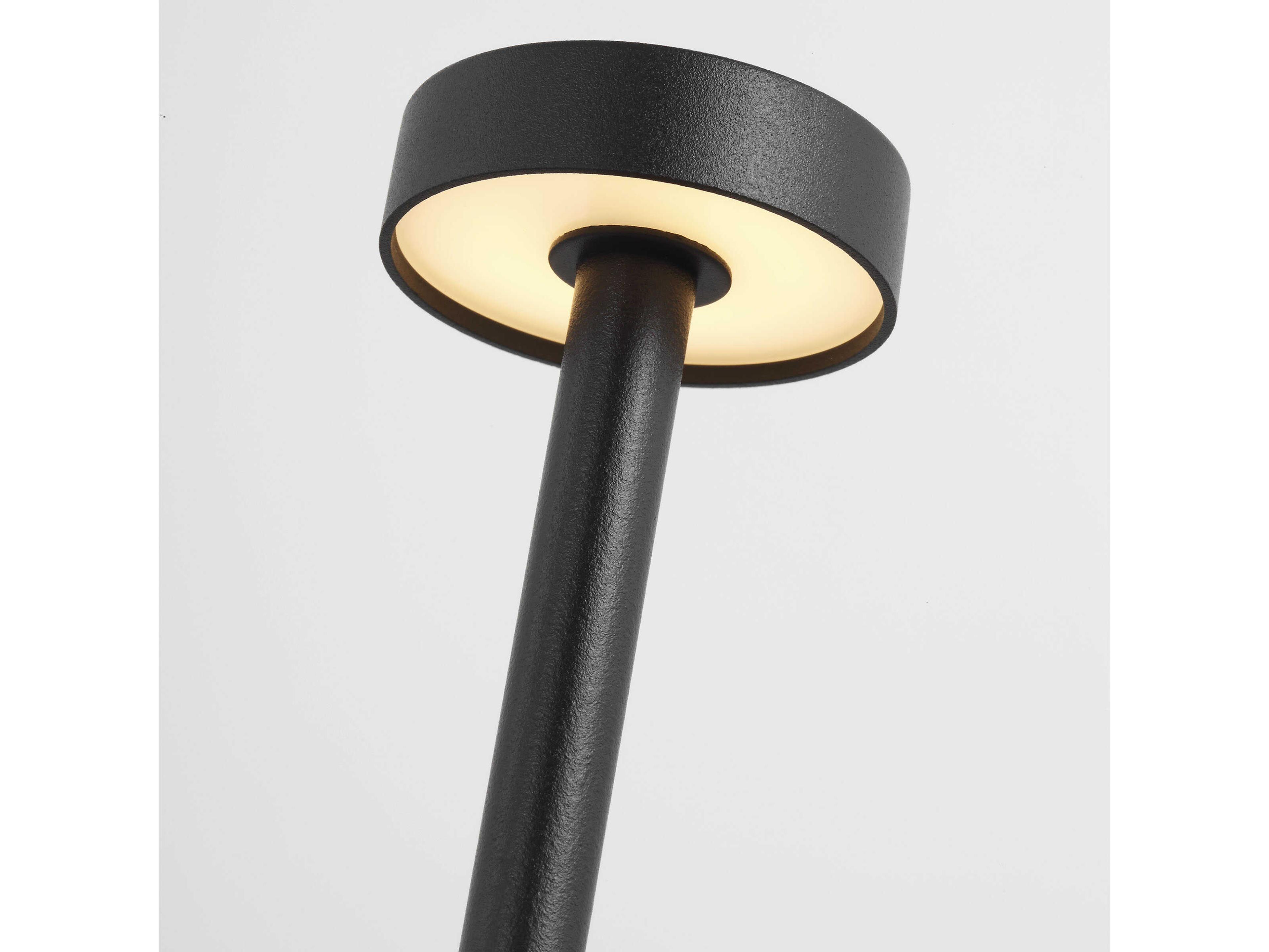 Visual Comfort Modern Moneta Black Table Lamp