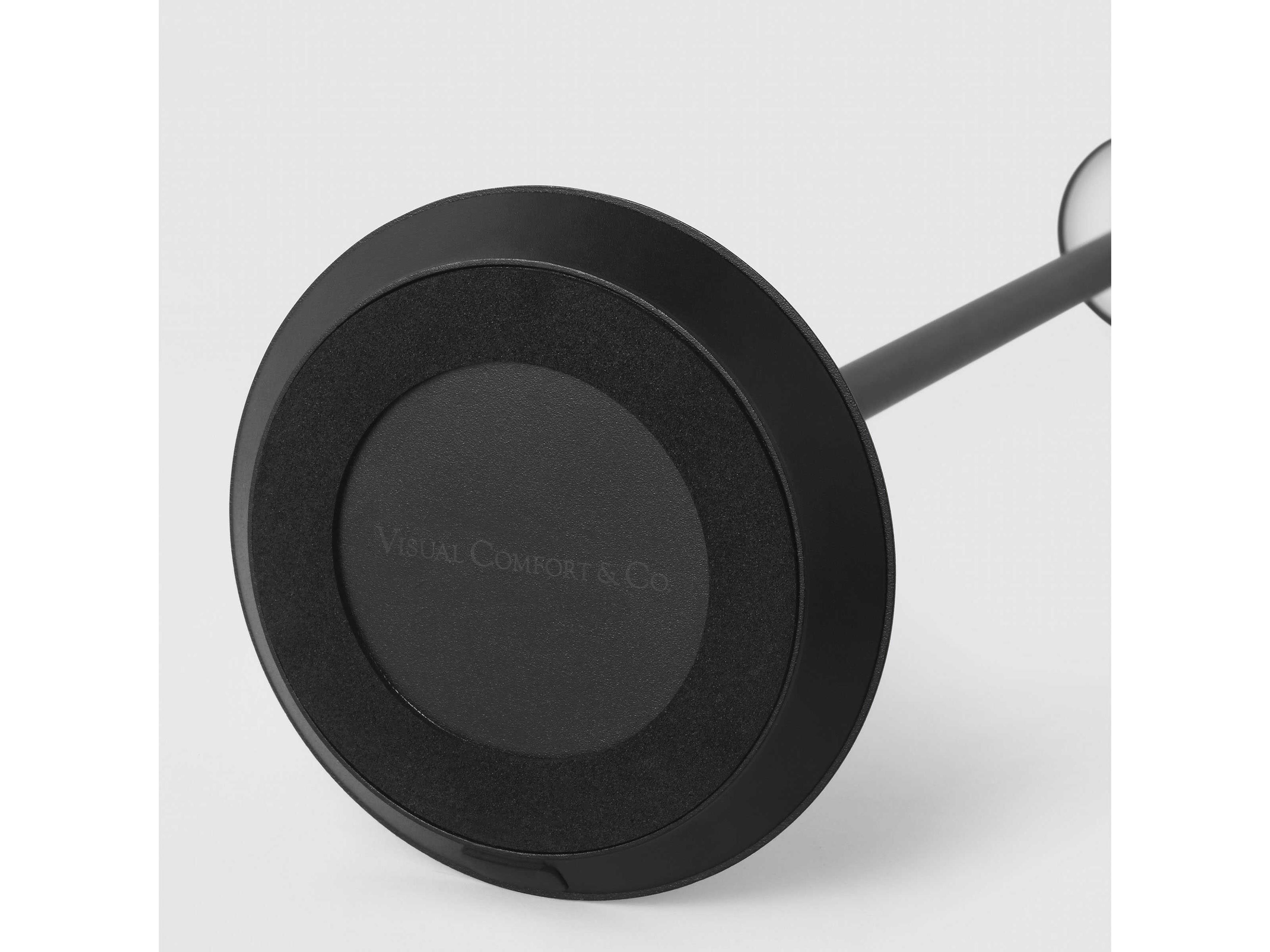 Visual Comfort Modern Moneta Black Table Lamp