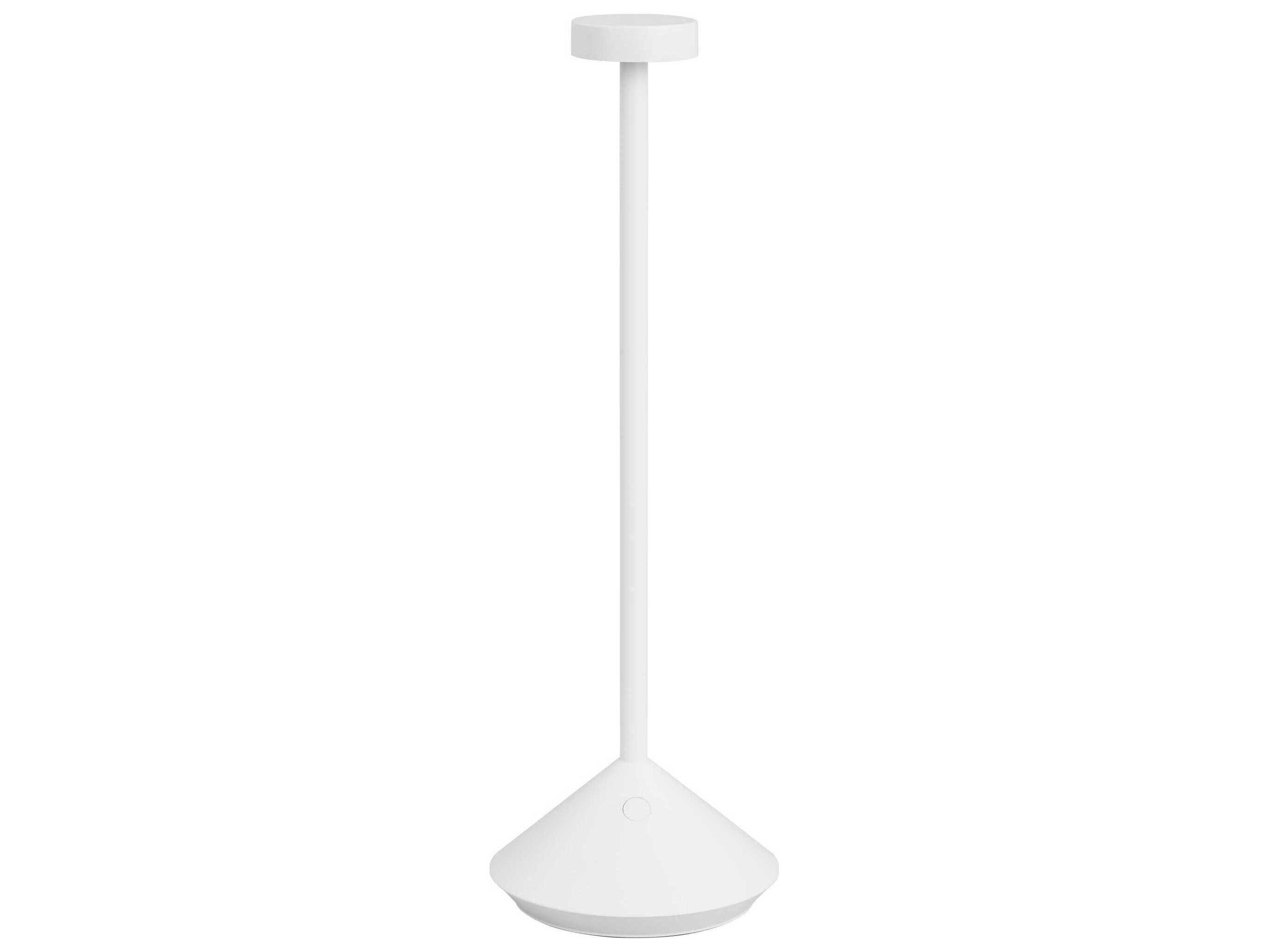 Visual Comfort Modern Moneta Matte White Table Lamp