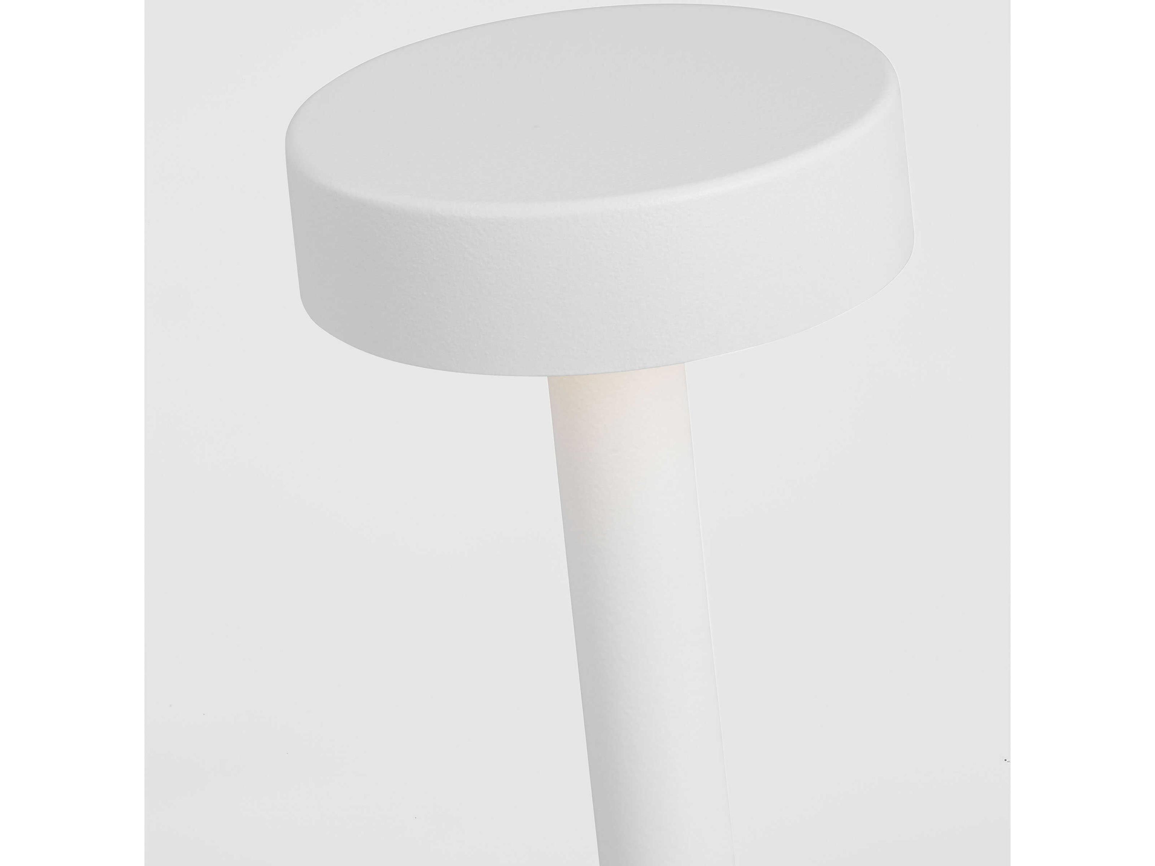 Visual Comfort Modern Moneta Matte White Table Lamp