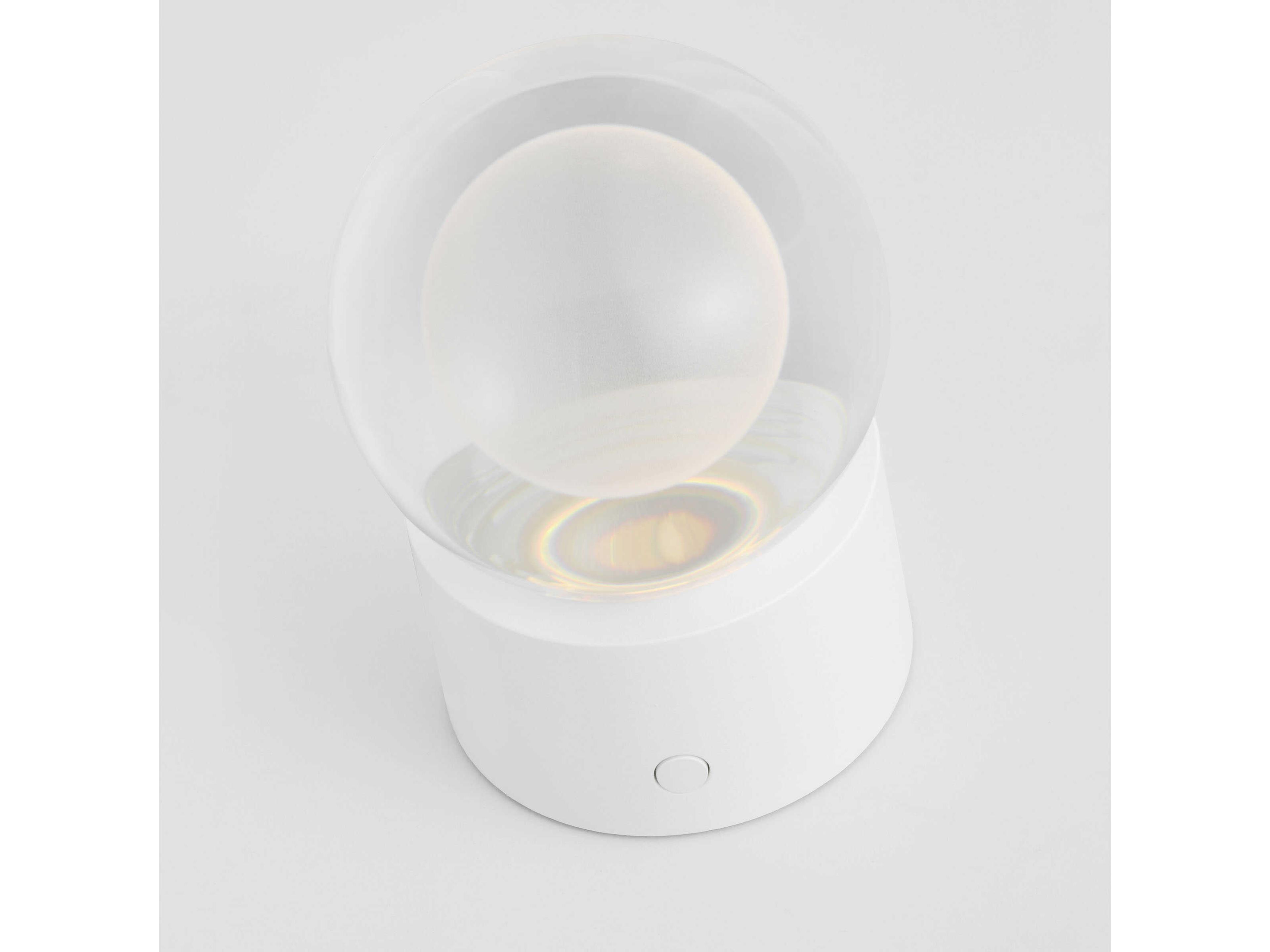 Visual Comfort Modern Mina Matte White Table Lamp