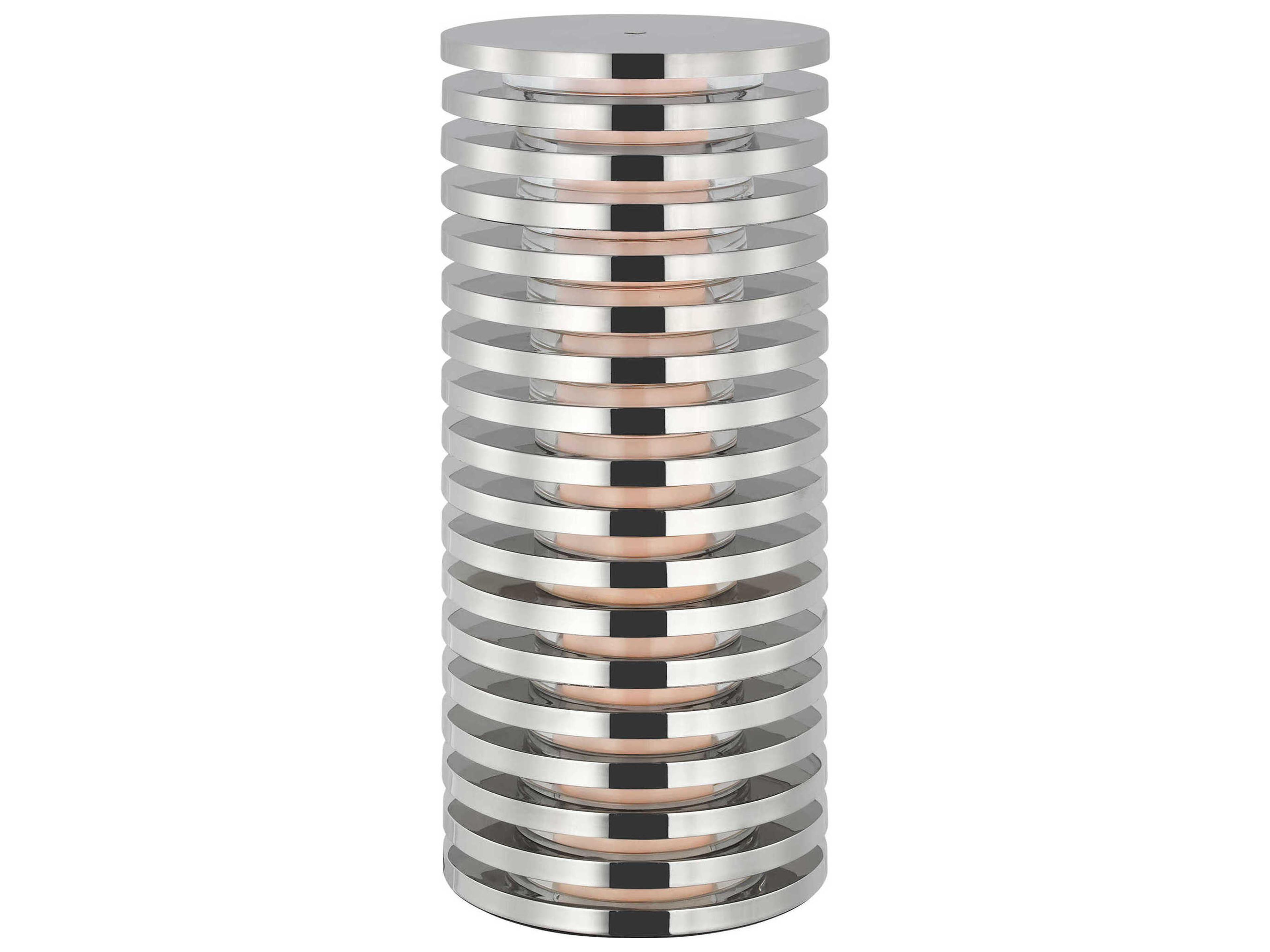 Visual Comfort Modern Quoddy Polished Nickel Table Lamp