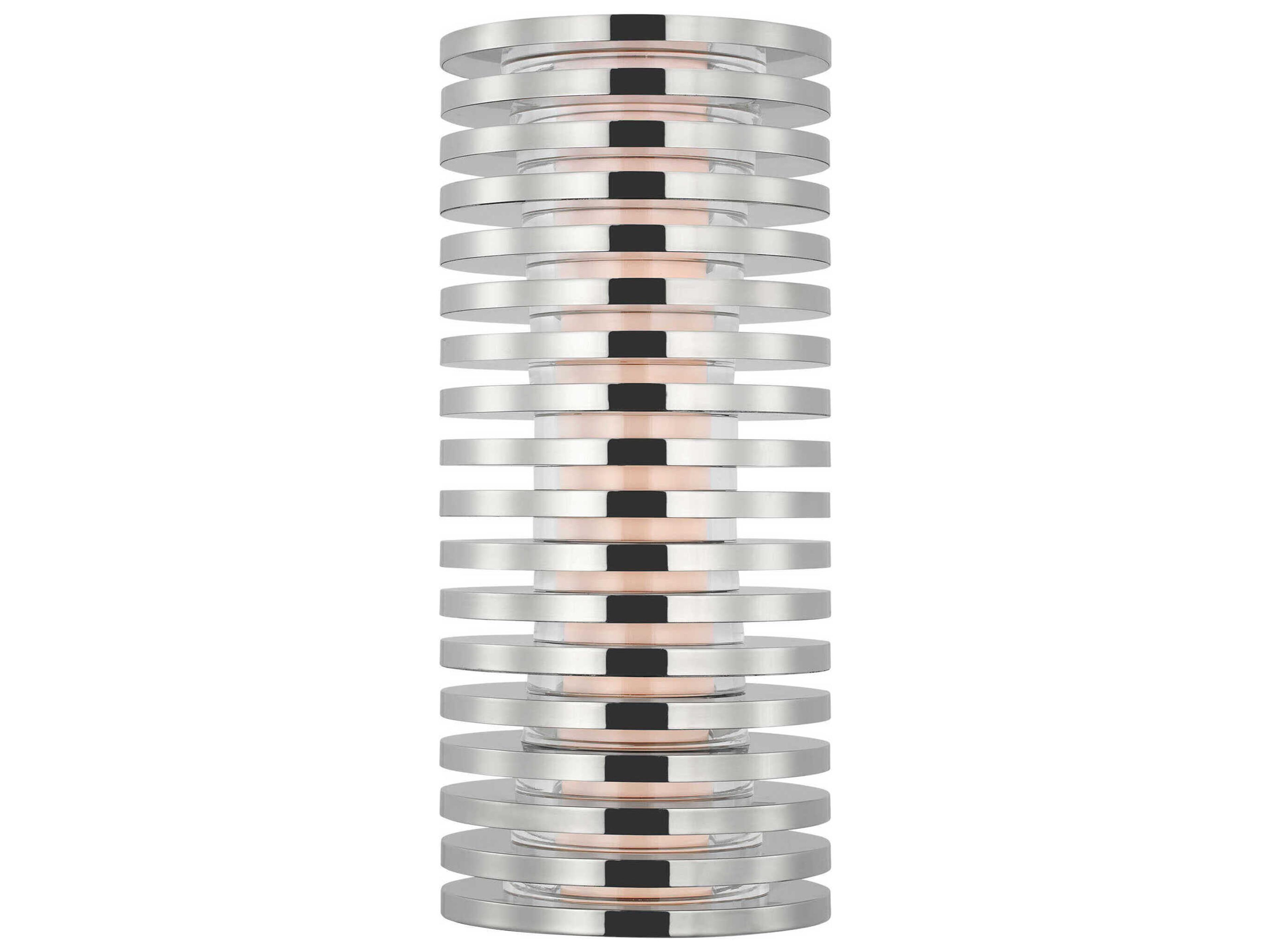 Visual Comfort Modern Quoddy Polished Nickel Table Lamp