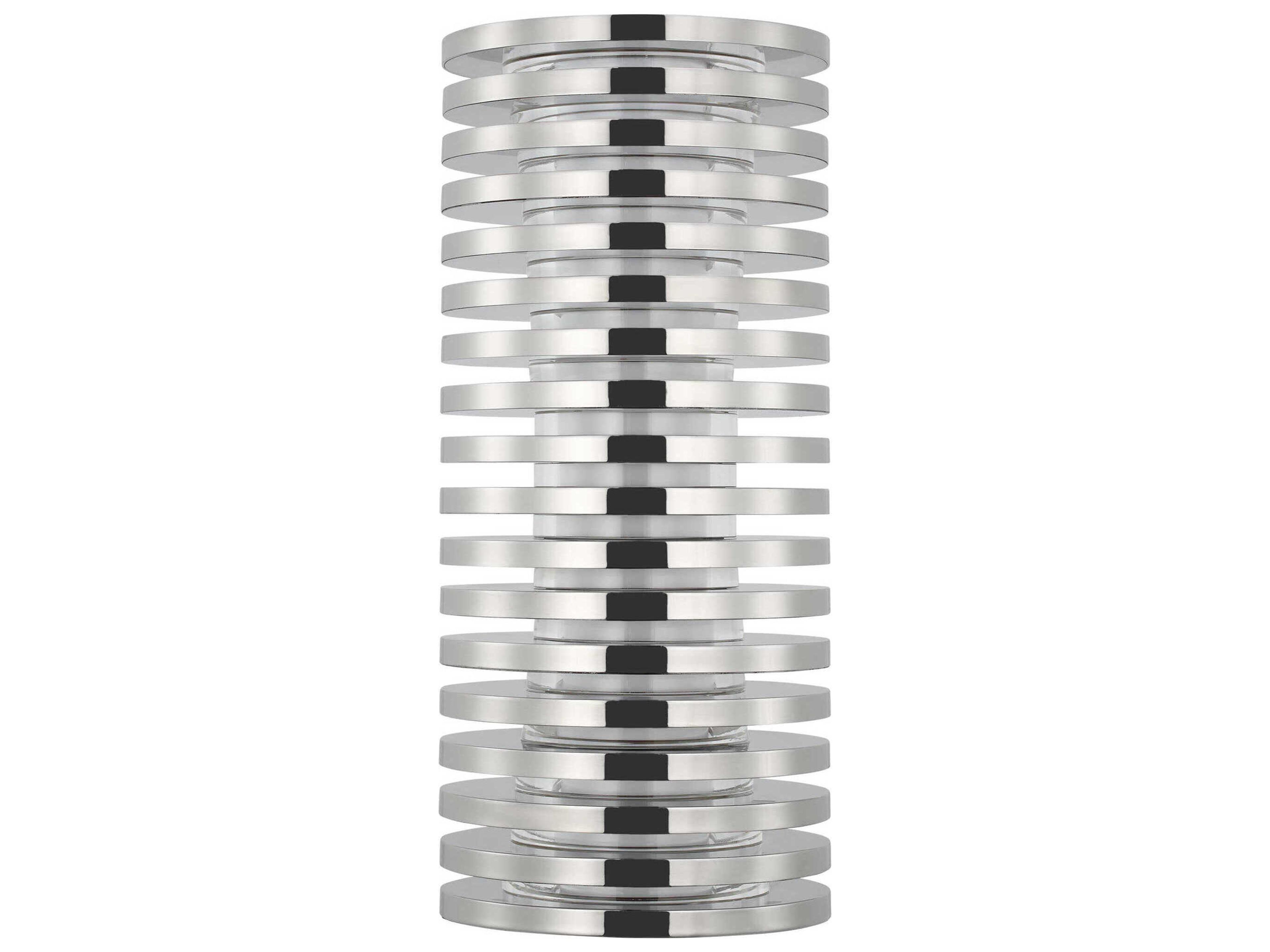 Visual Comfort Modern Quoddy Polished Nickel Table Lamp