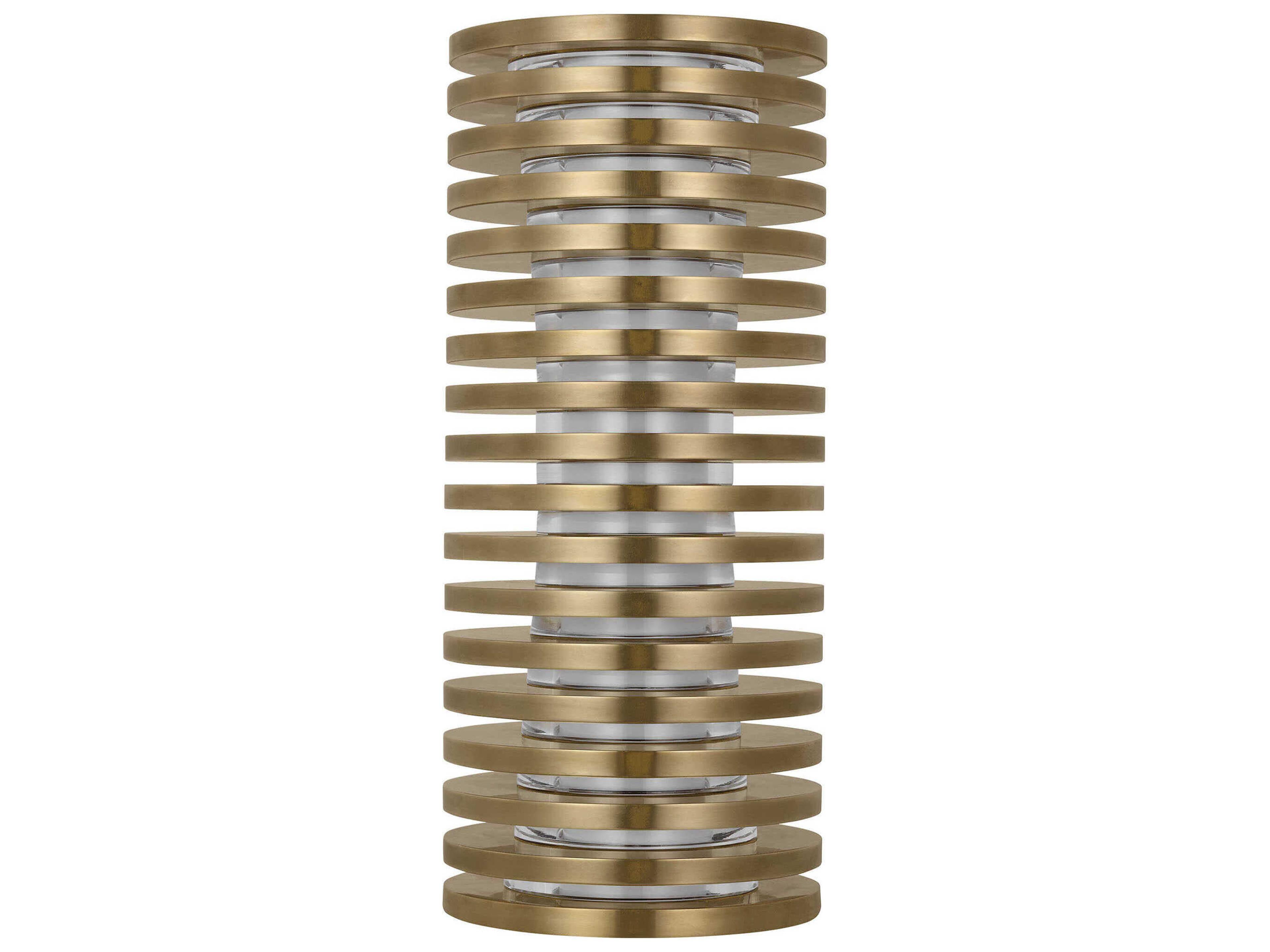 Visual Comfort Modern Quoddy Natural Brass Table Lamp