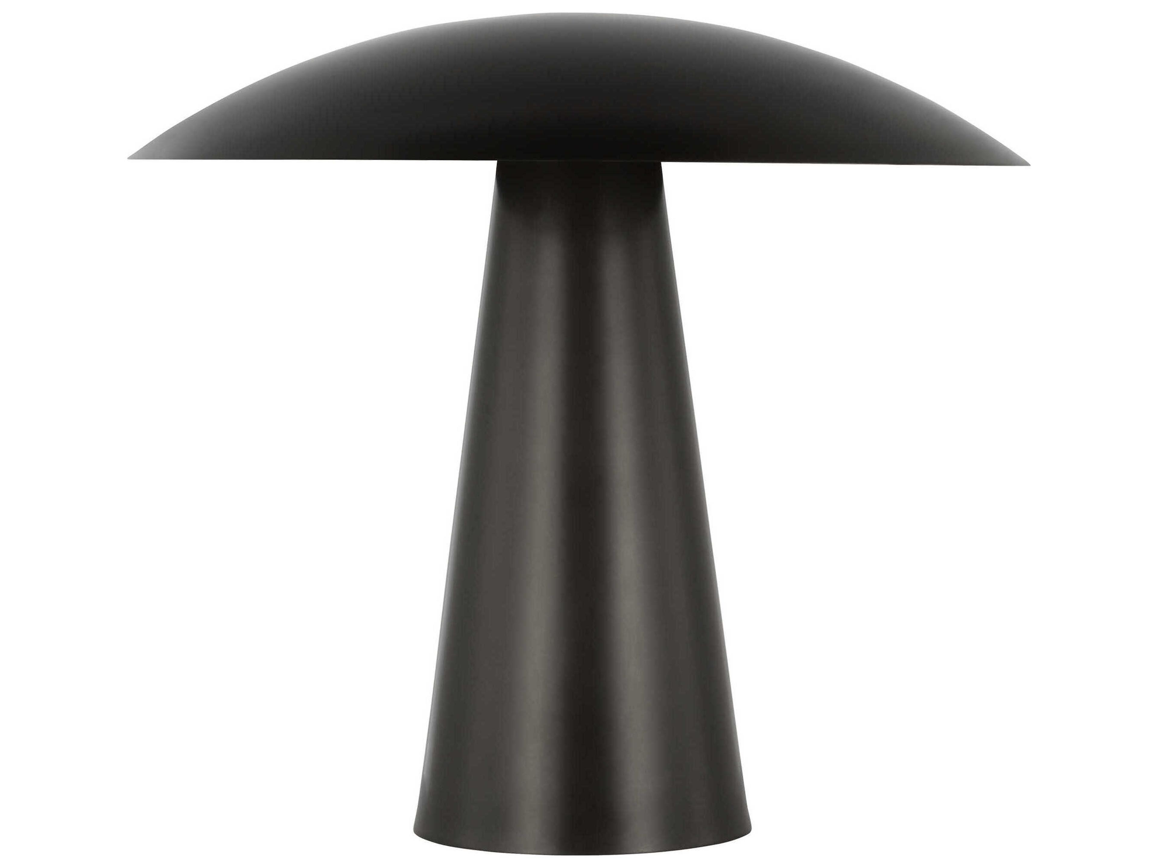 Visual Comfort Modern Aegis Dark Bronze Table Lamp