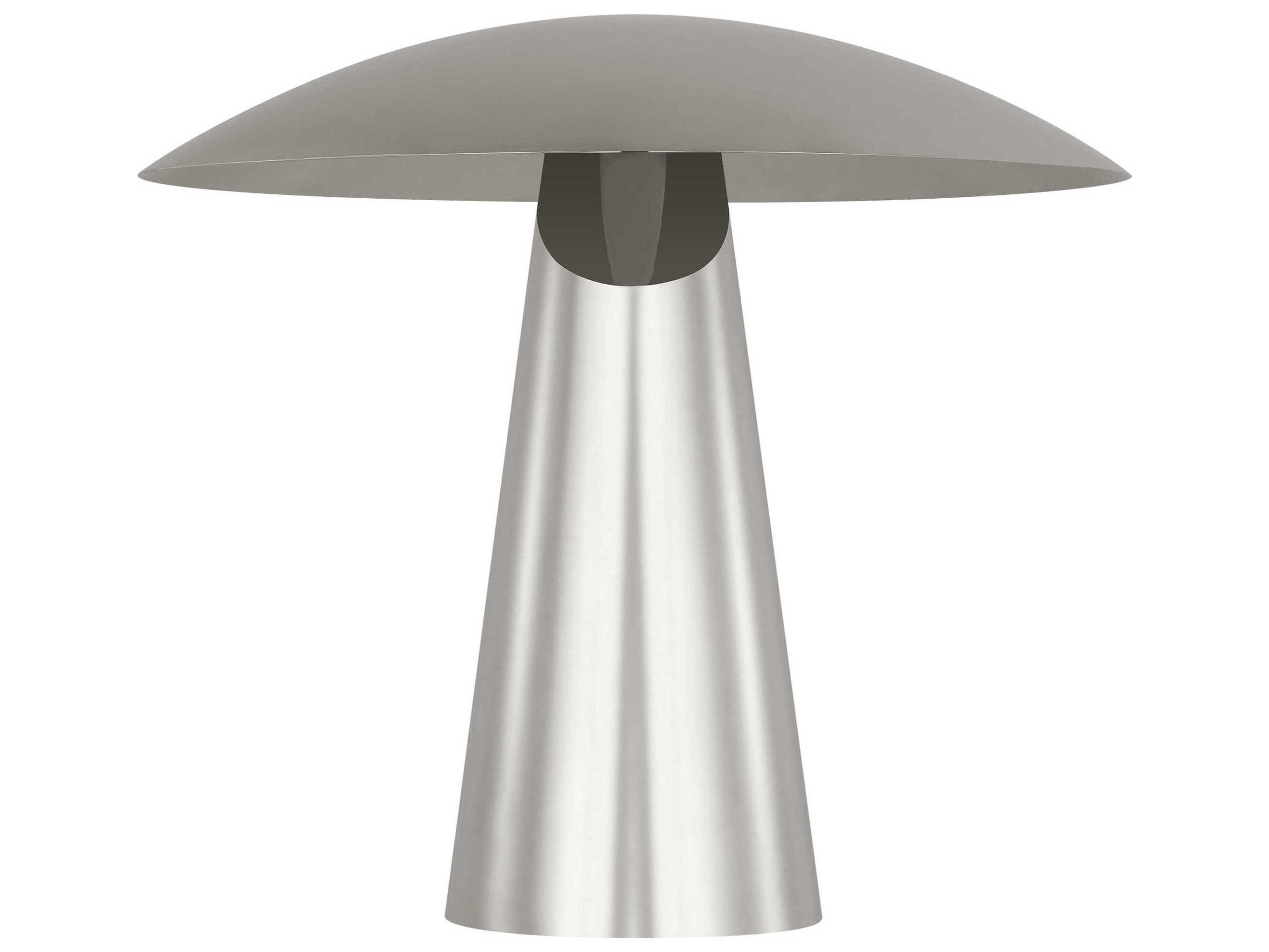 Visual Comfort Modern Aegis Polished Nickel Table Lamp
