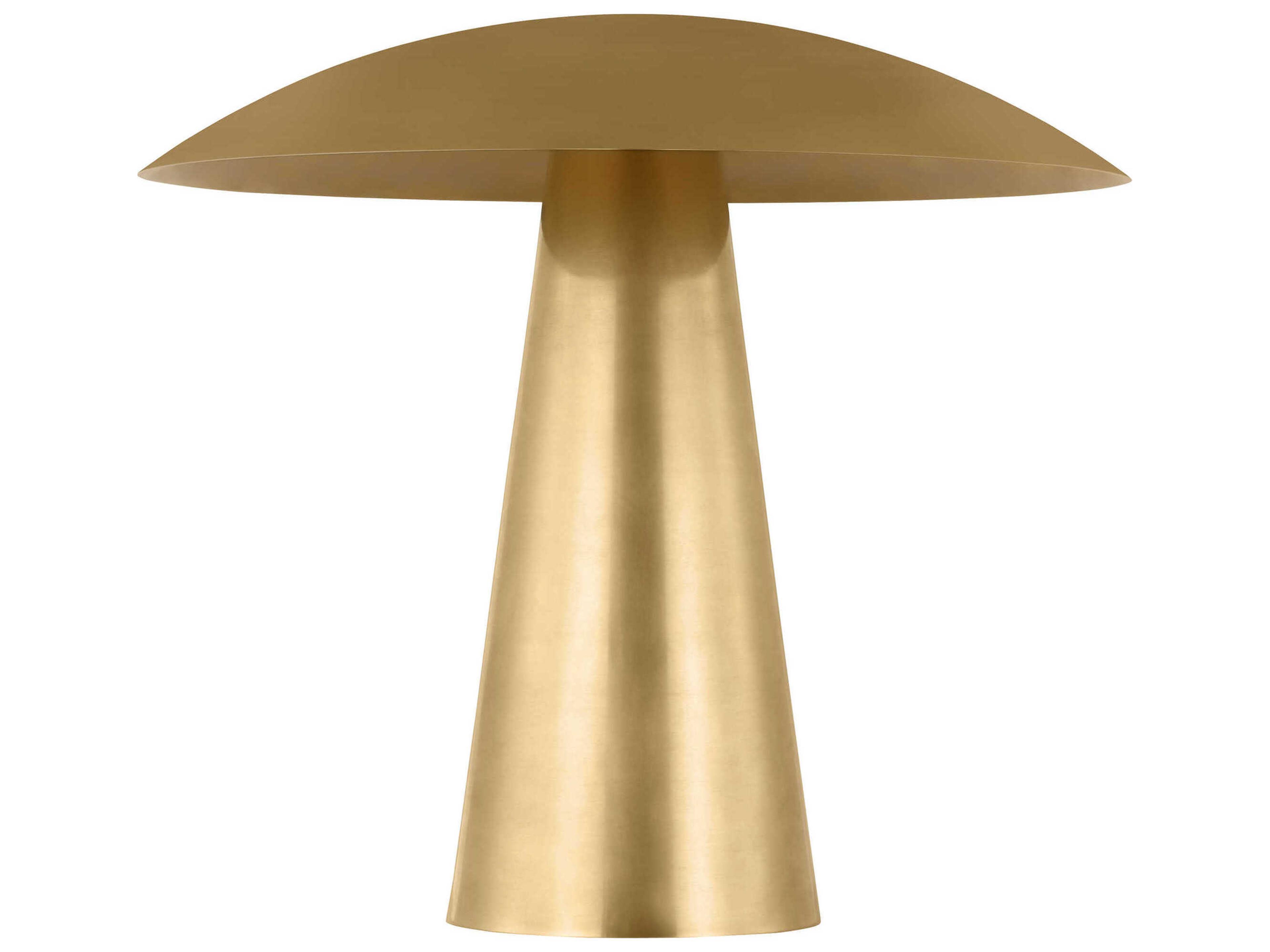 Visual Comfort Modern Aegis Natural Brass Table Lamp