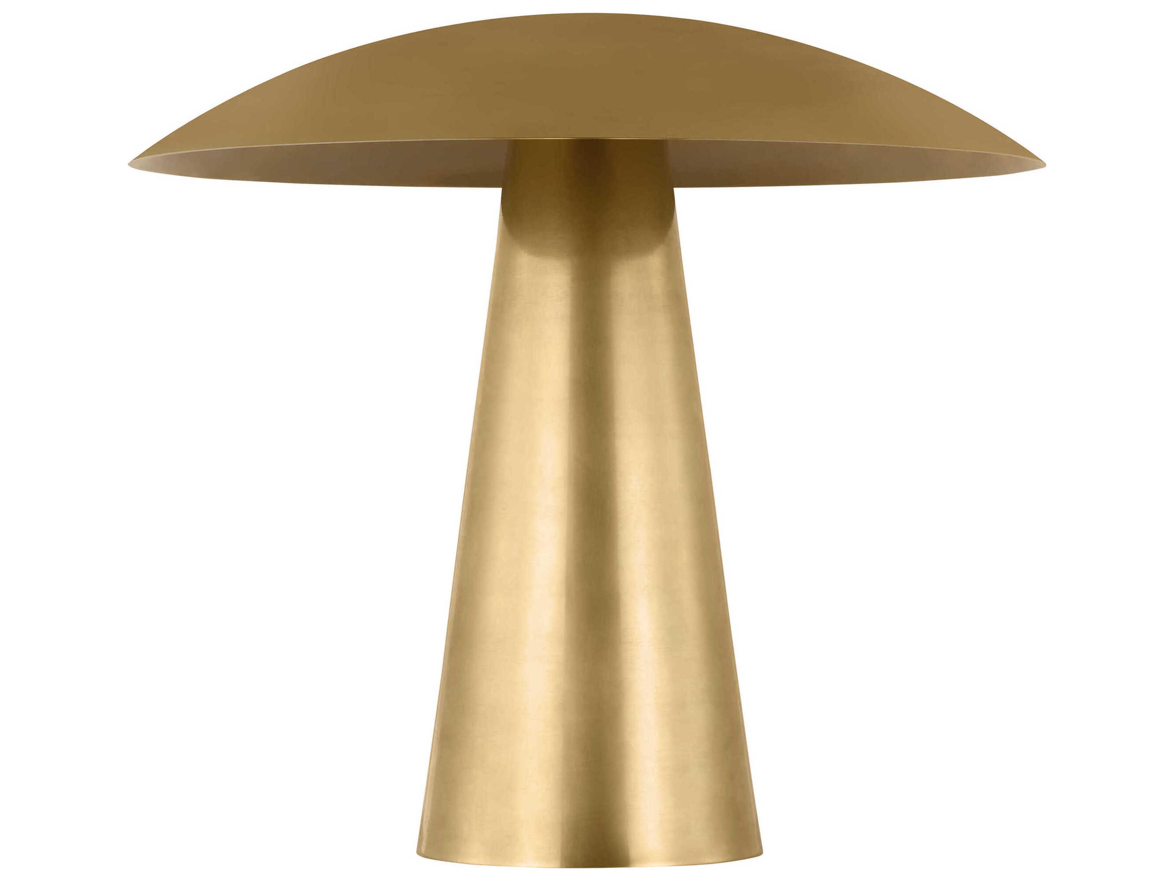 Visual Comfort Modern Aegis Natural Brass Table Lamp