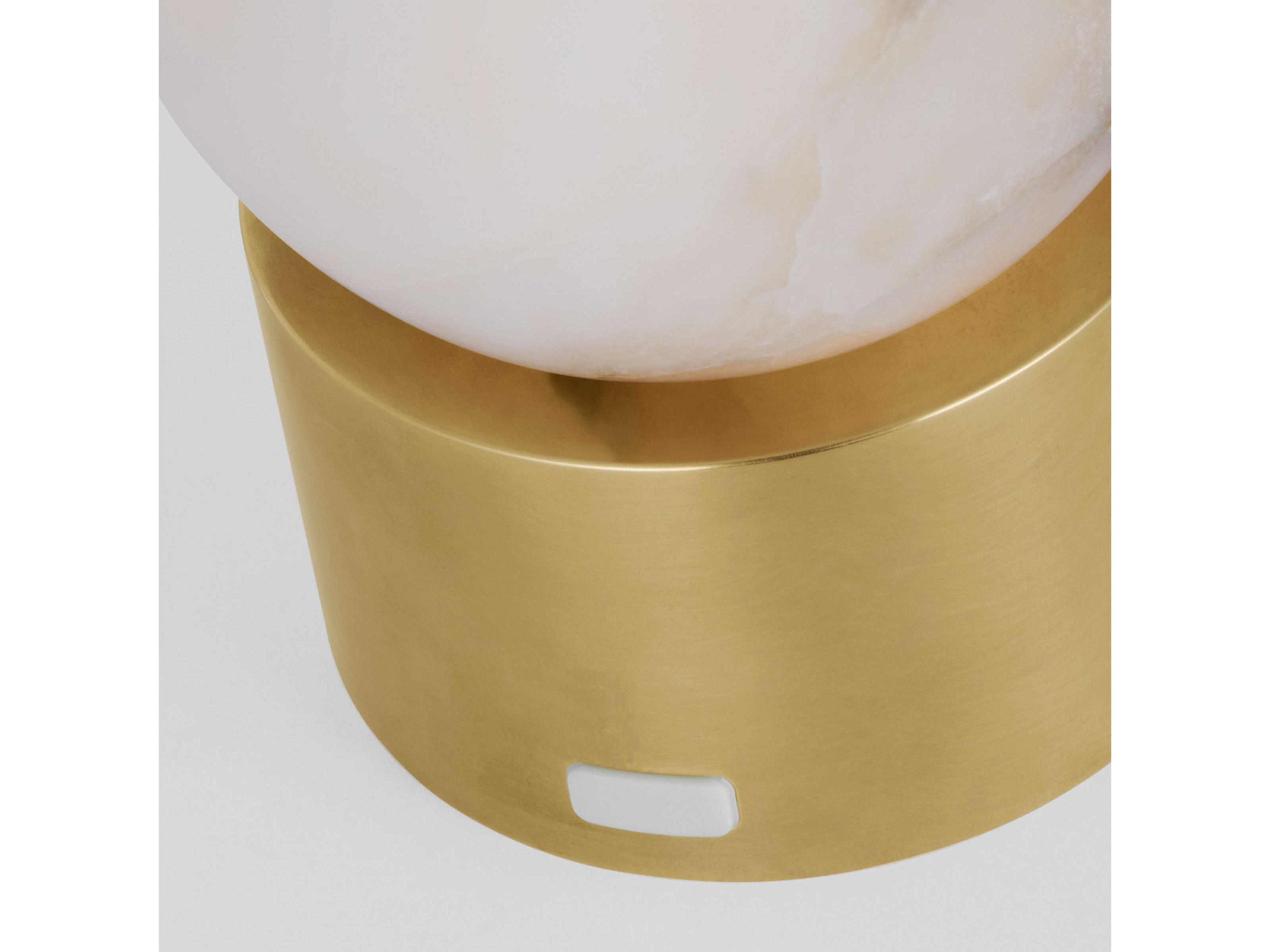 Visual Comfort Modern Mina Hand Rubbed Antique Brass Table Lamp