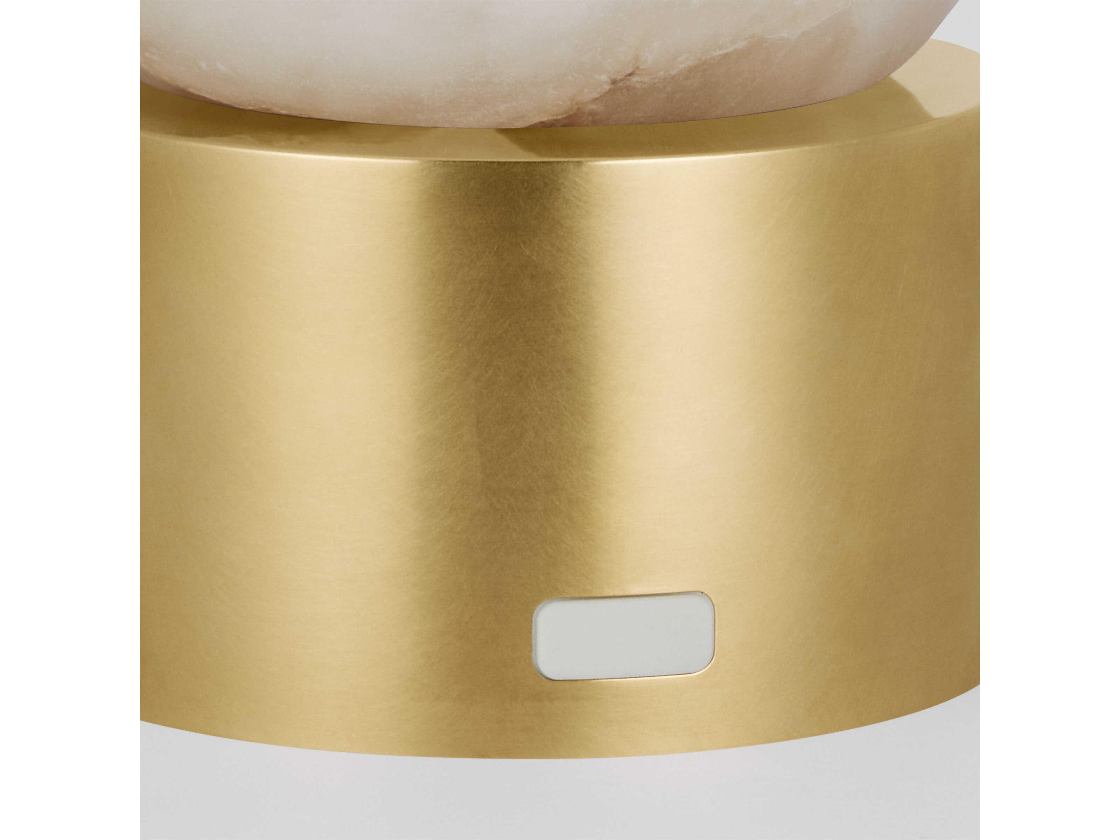 Visual Comfort Modern Mina Hand Rubbed Antique Brass Table Lamp