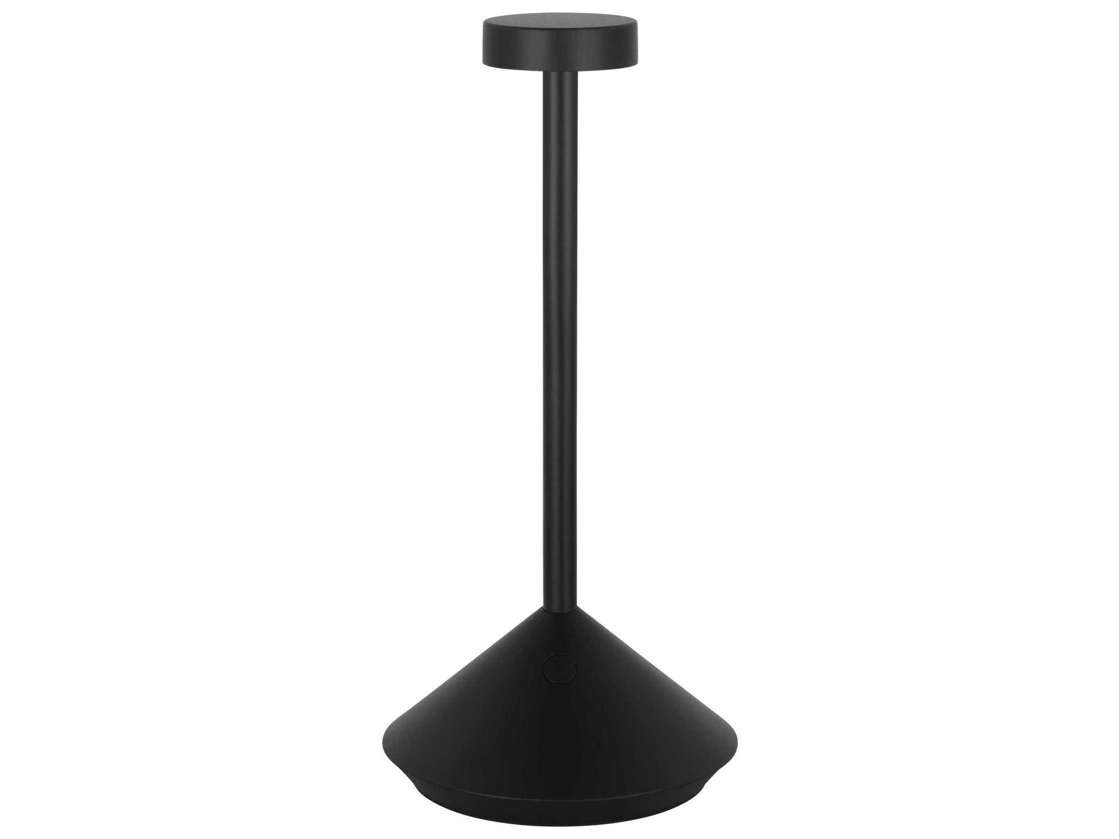 Visual Comfort Modern Moneta Black Table Lamp