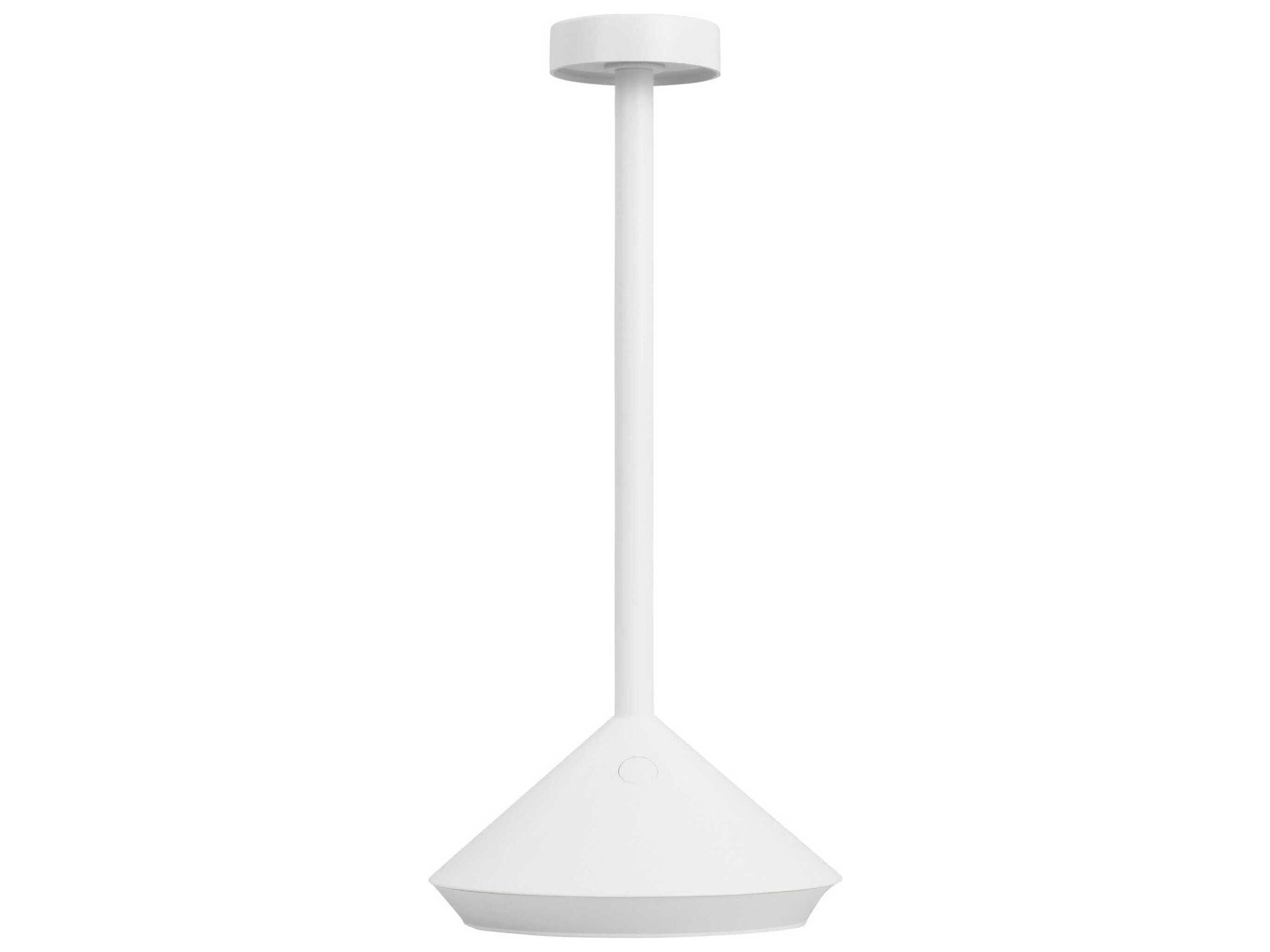 Visual Comfort Modern Moneta Matte White Table Lamp