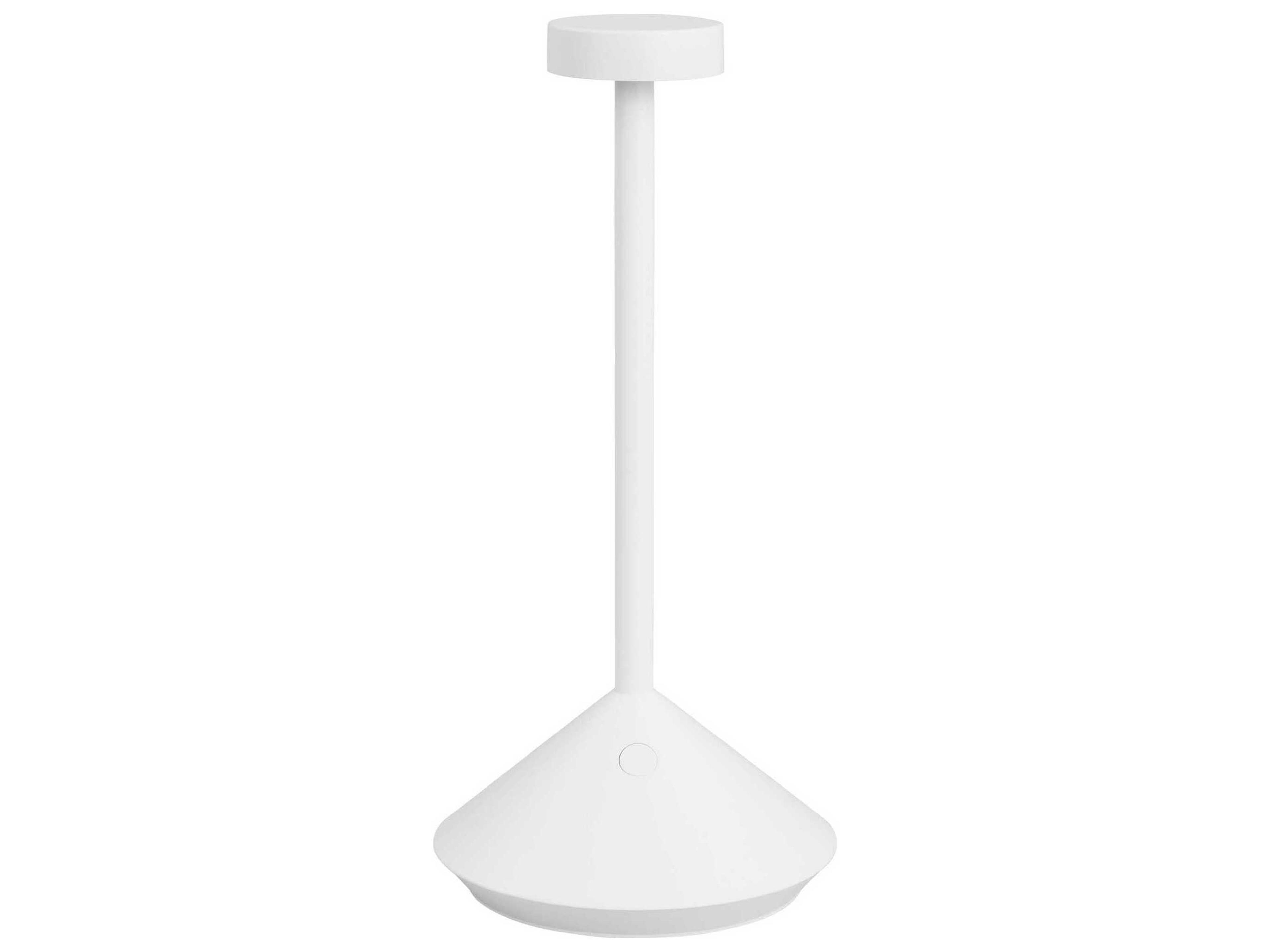 Visual Comfort Modern Moneta Matte White Table Lamp