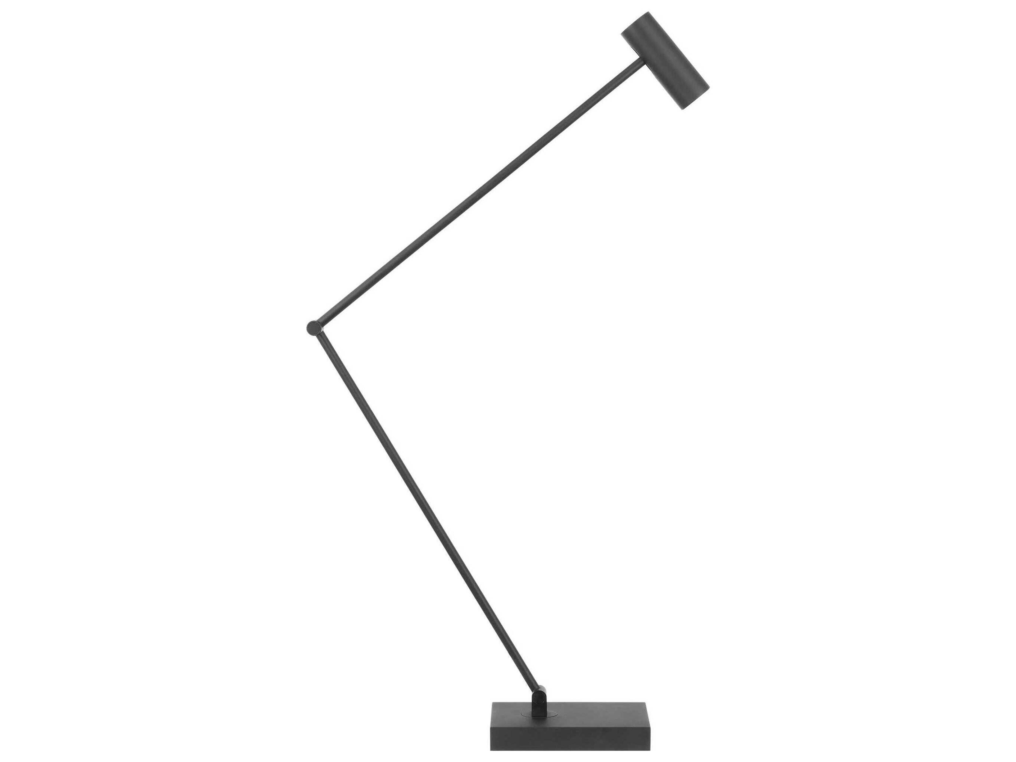 Visual Comfort Modern Ponte Nightshade Black Desk Lamp