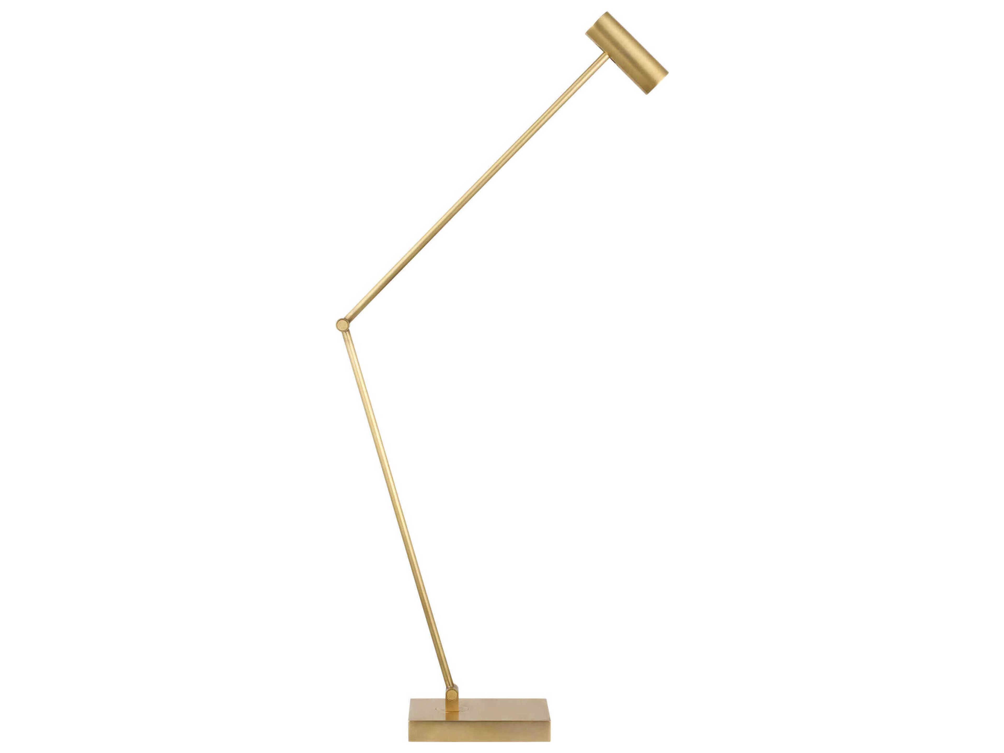 Visual Comfort Modern Ponte Hand Rubbed Antique Brass Desk Lamp