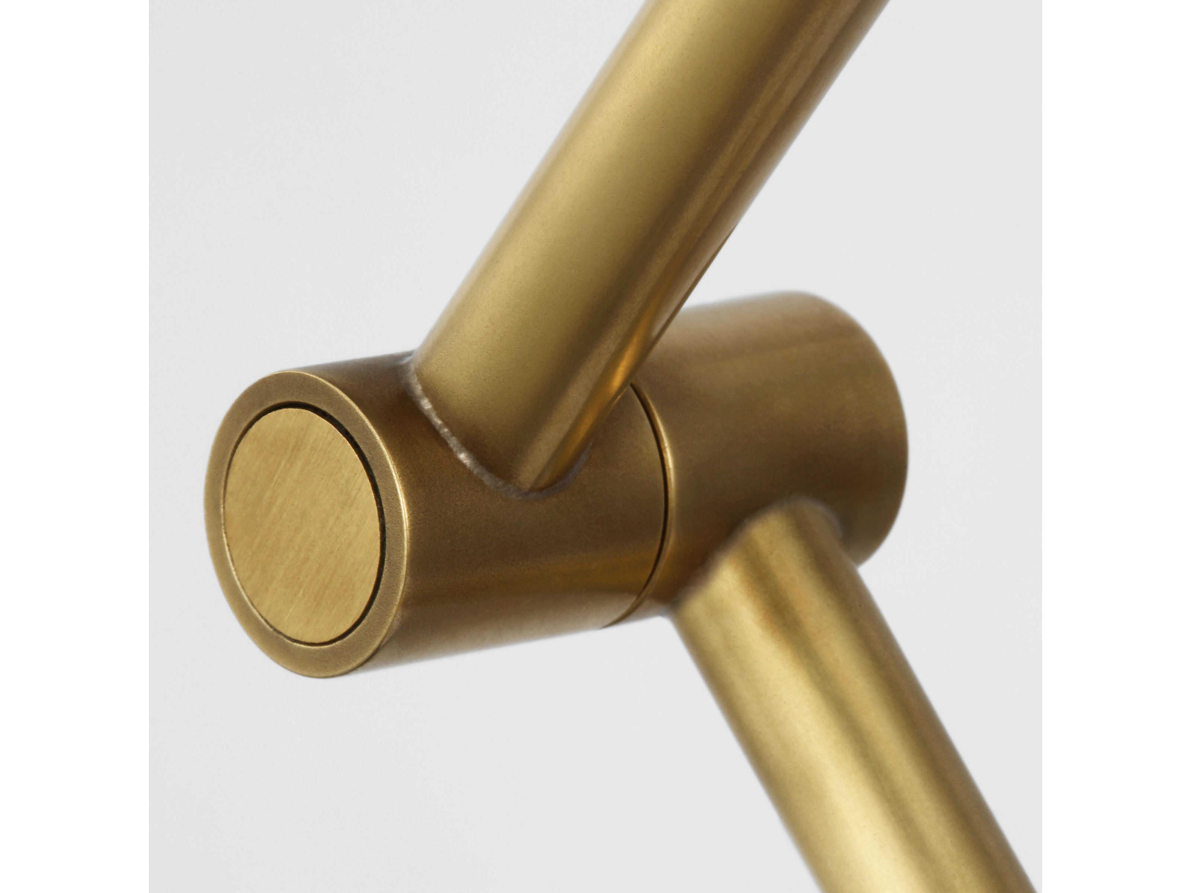 Visual Comfort Modern Ponte Hand Rubbed Antique Brass Desk Lamp