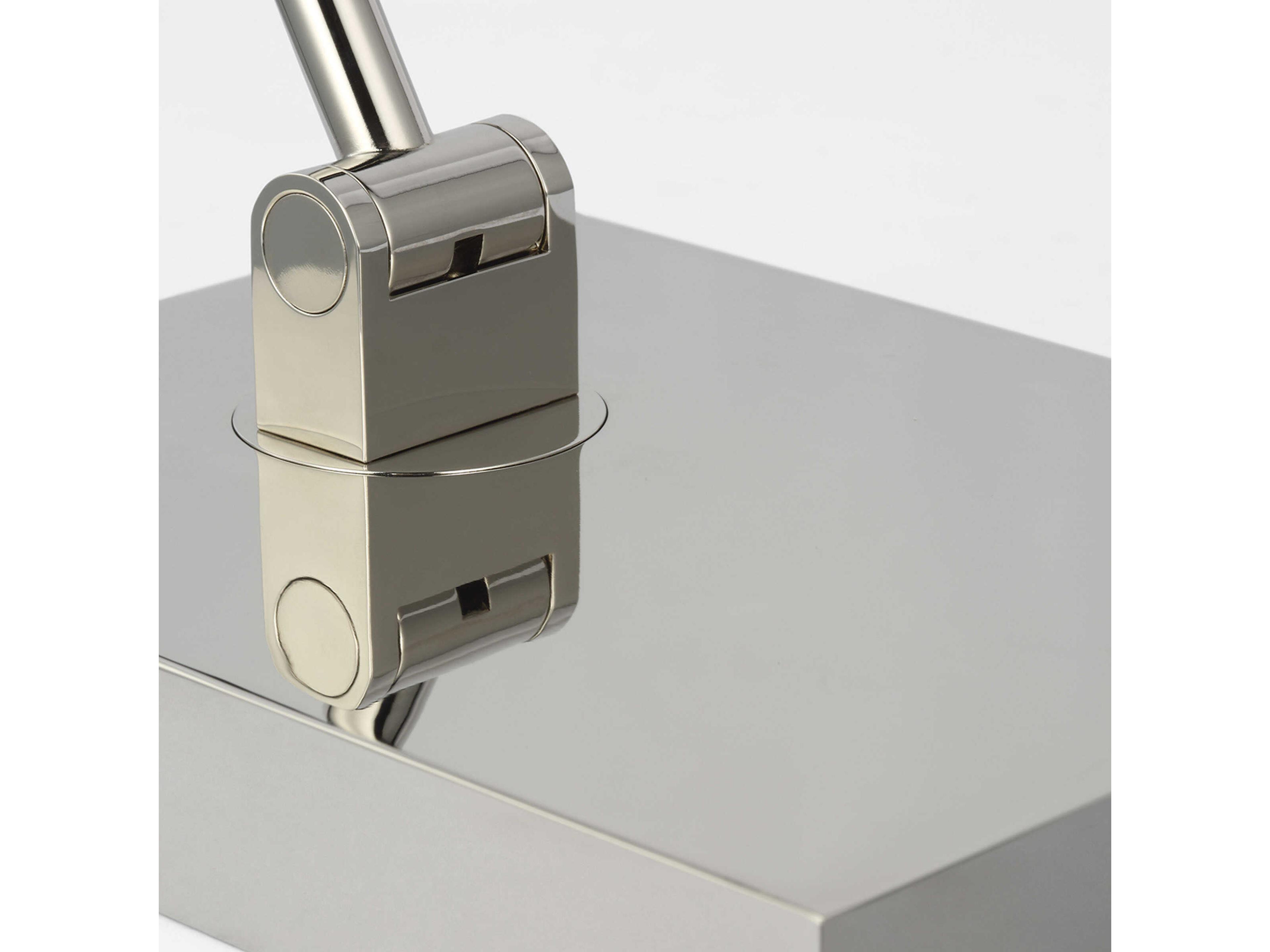 Visual Comfort Modern Ponte Polished Nickel Desk Lamp