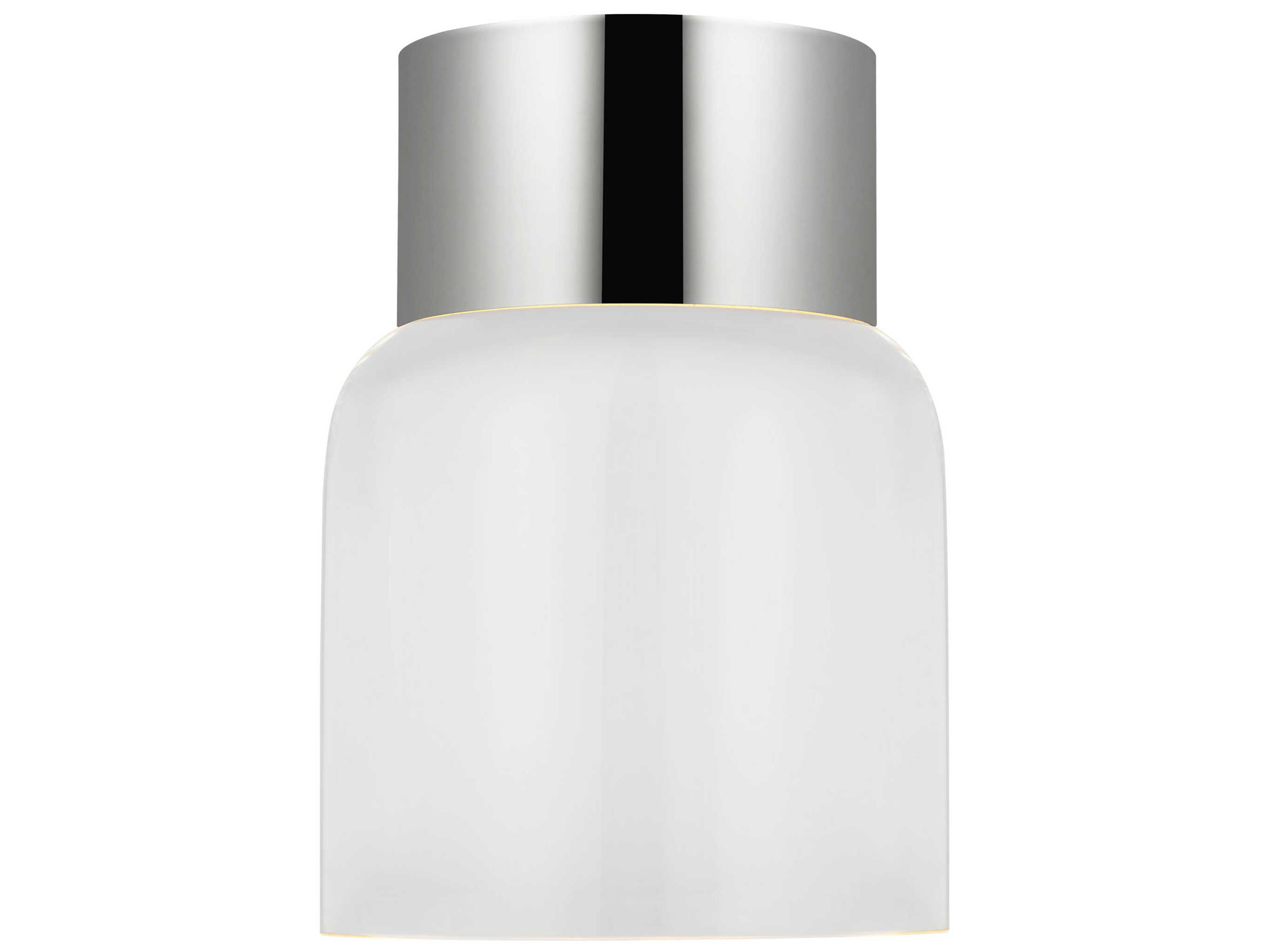 Visual Comfort Modern Caspe Polished Nickel Table Lamp