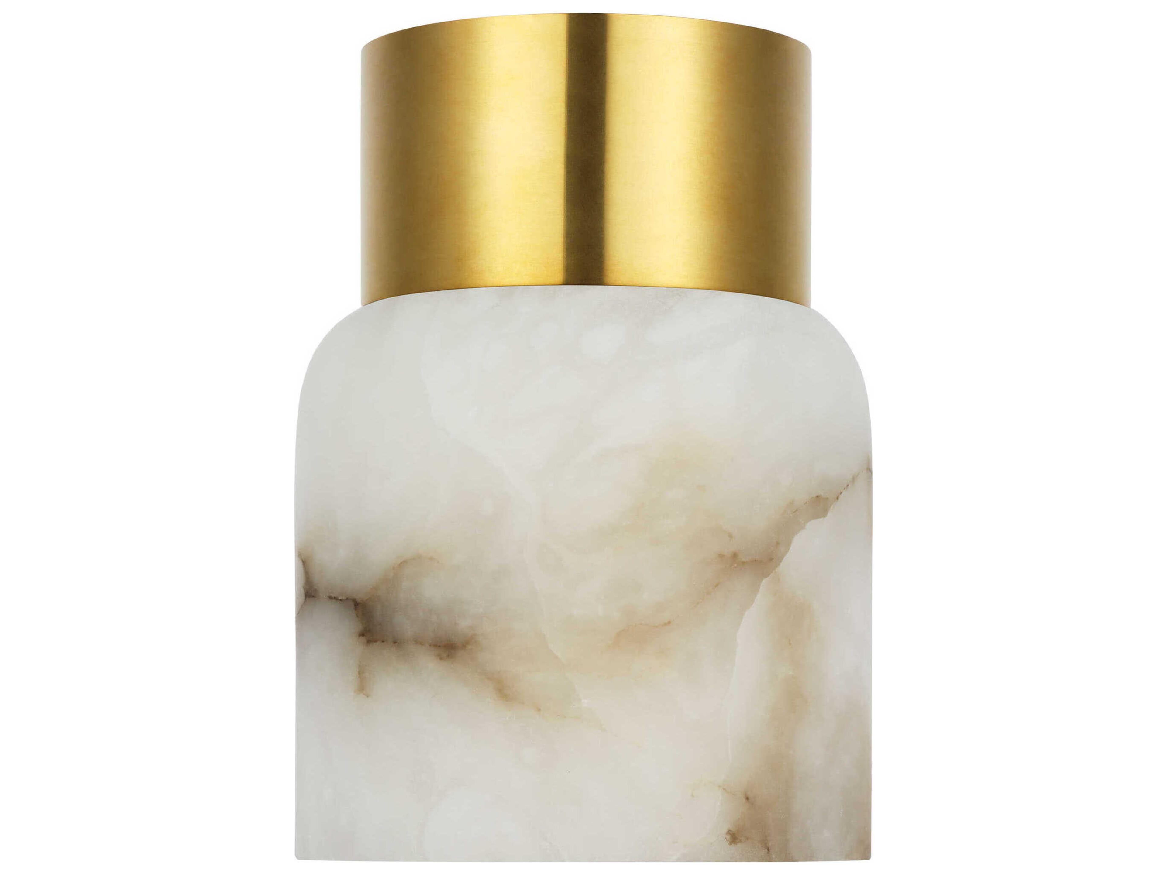 Visual Comfort Modern Caspe Hand Rubbed Antique Brass Table Lamp