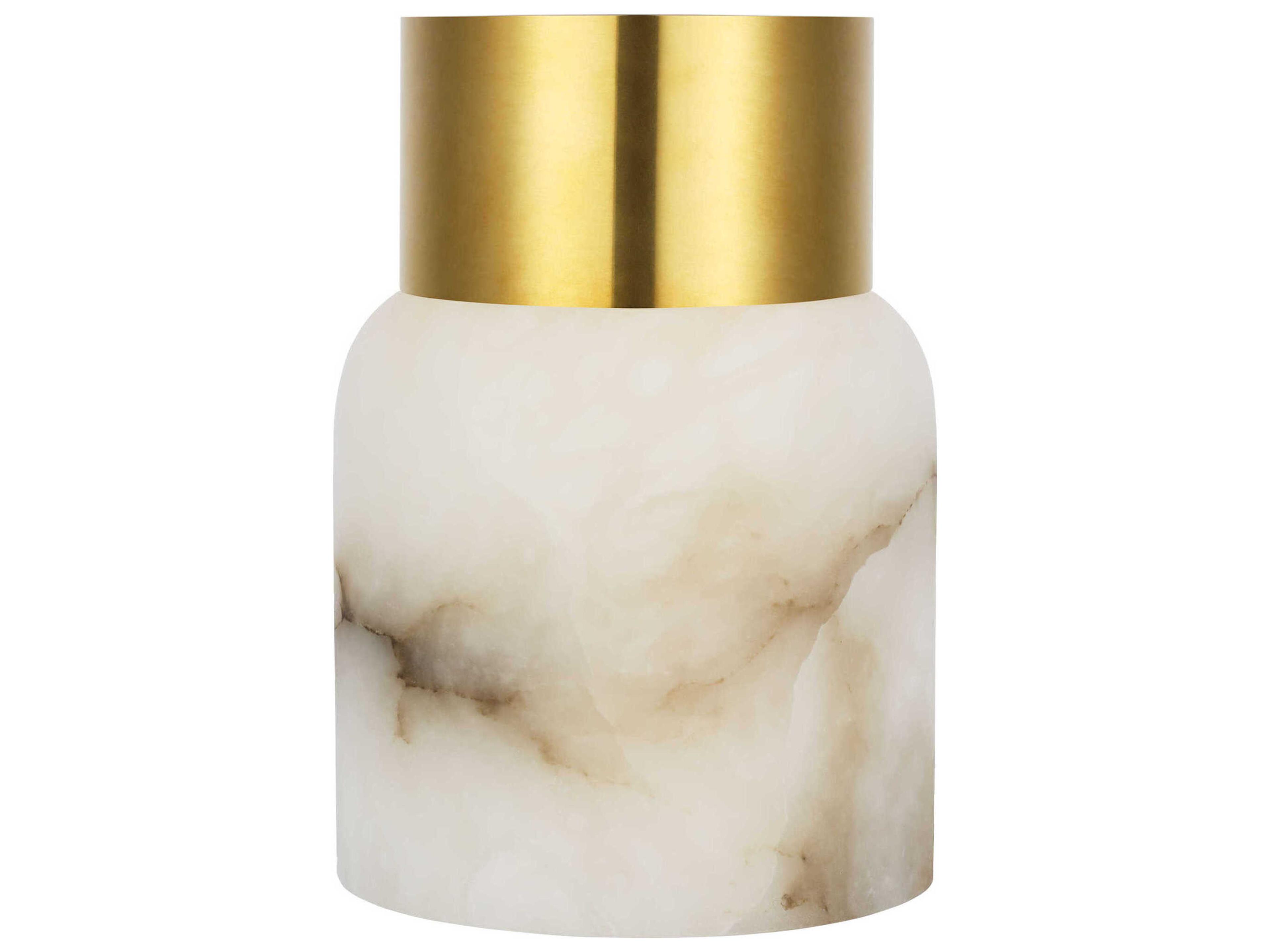 Visual Comfort Modern Caspe Hand Rubbed Antique Brass Table Lamp