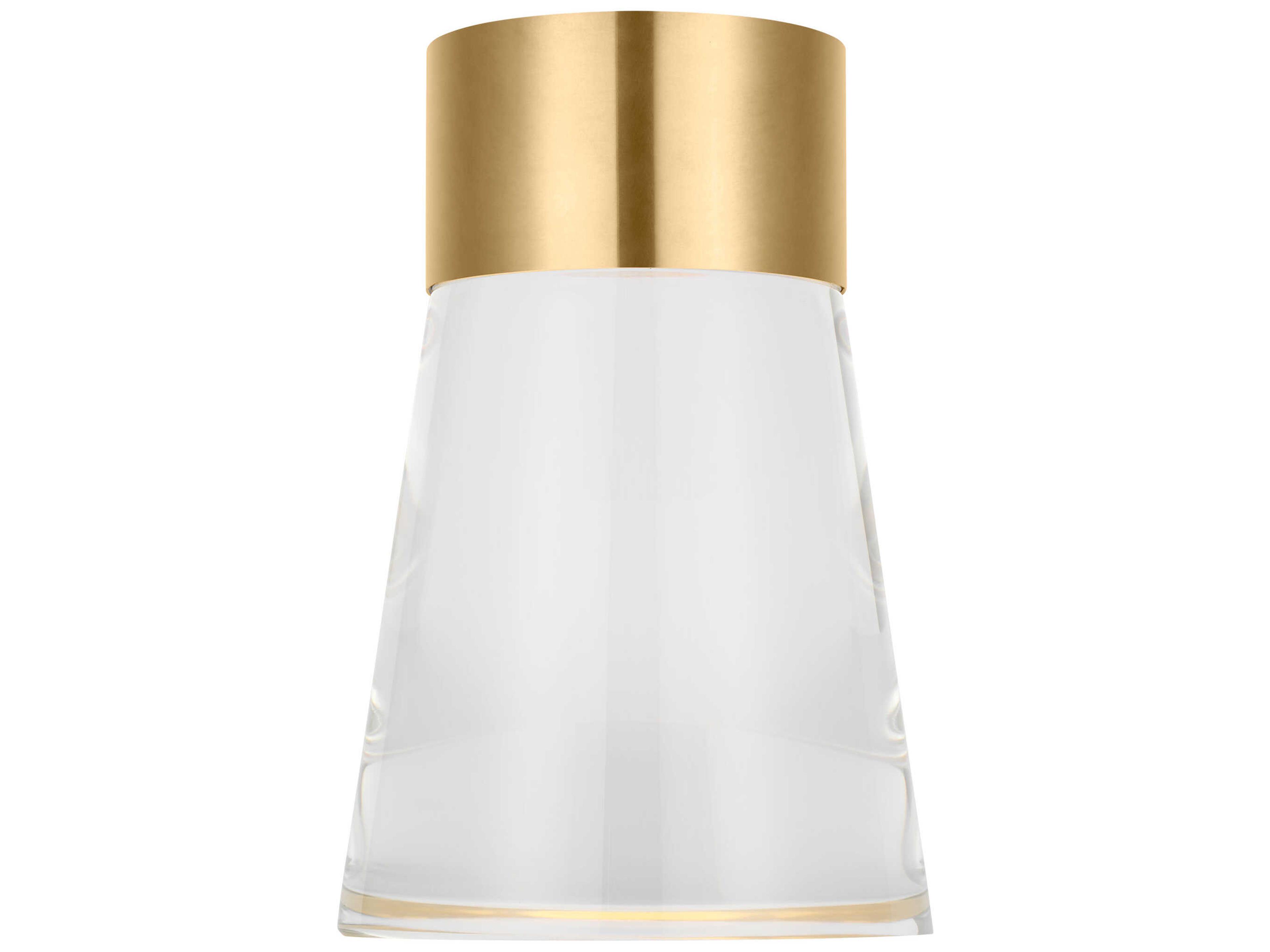 Visual Comfort Modern Caspe Hand Rubbed Antique Brass Table Lamp