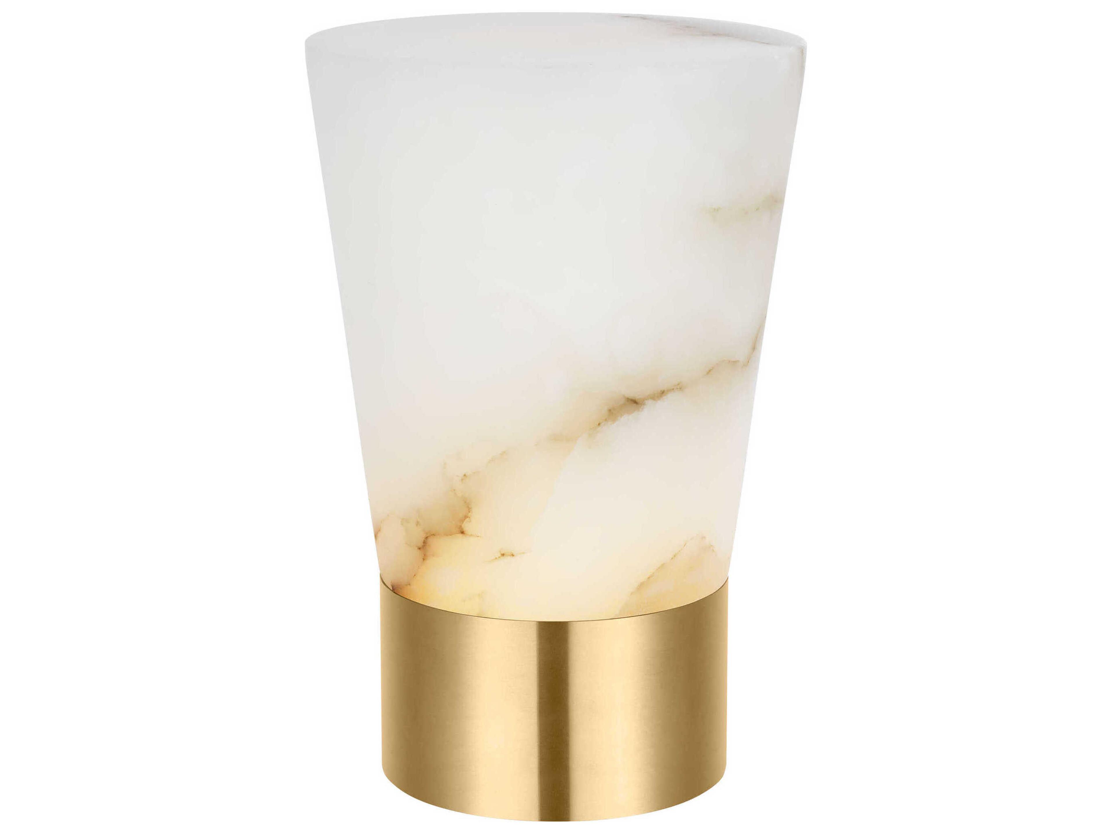 Visual Comfort Modern Caspe Hand Rubbed Antique Brass Table Lamp