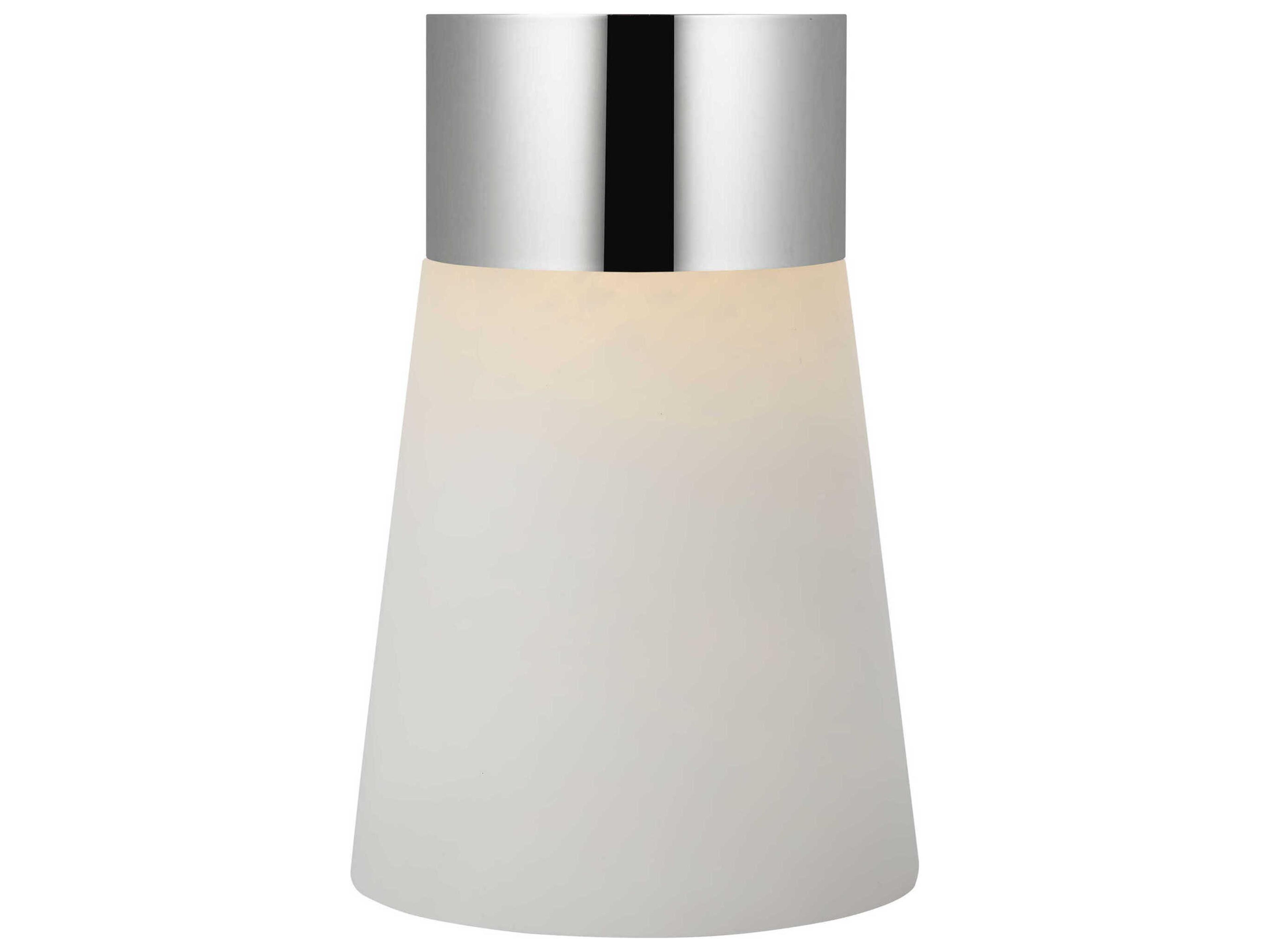 Visual Comfort Modern Caspe Polished Nickel Table Lamp