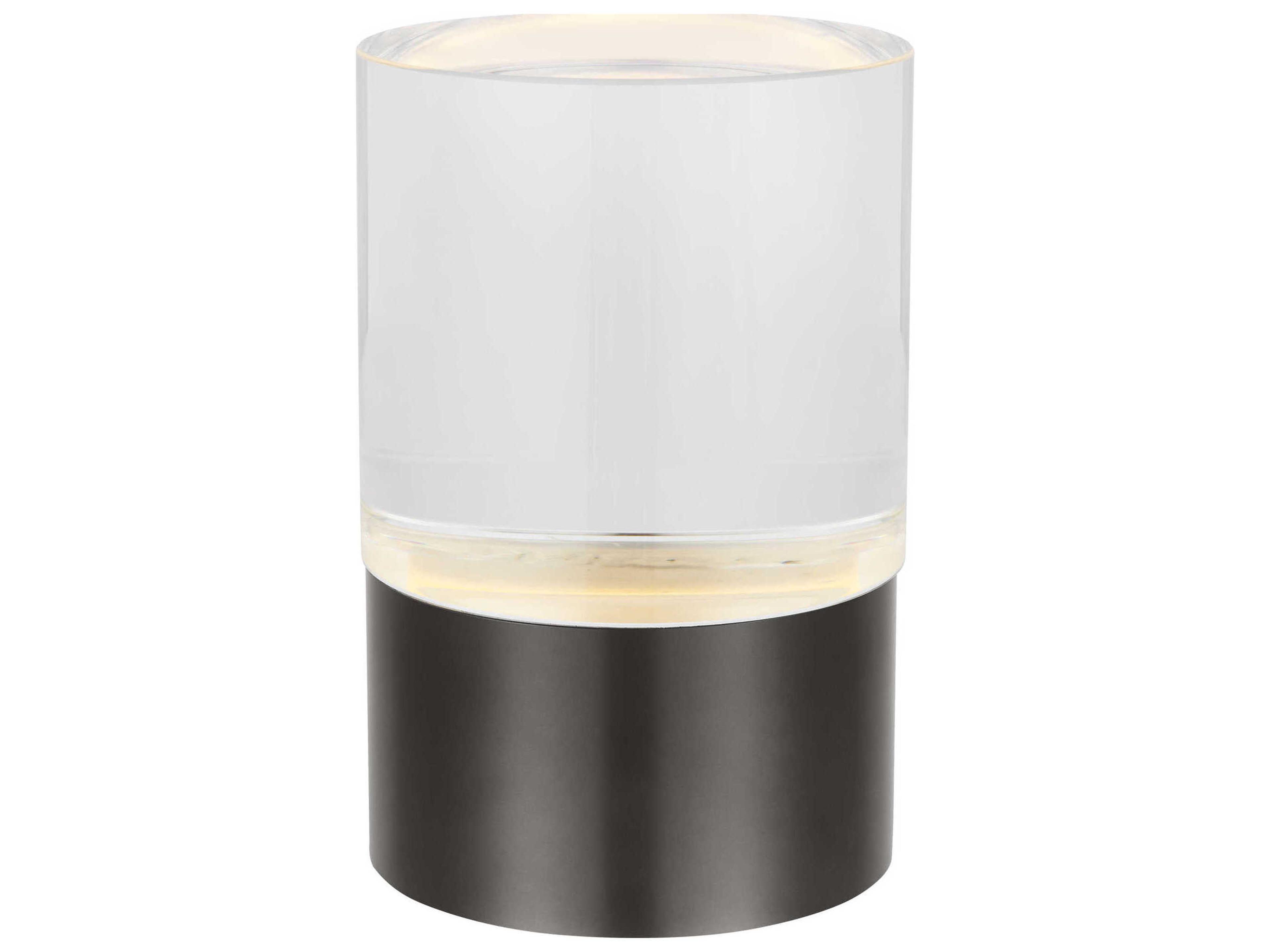 Visual Comfort Modern Caspe Bronze Table Lamp